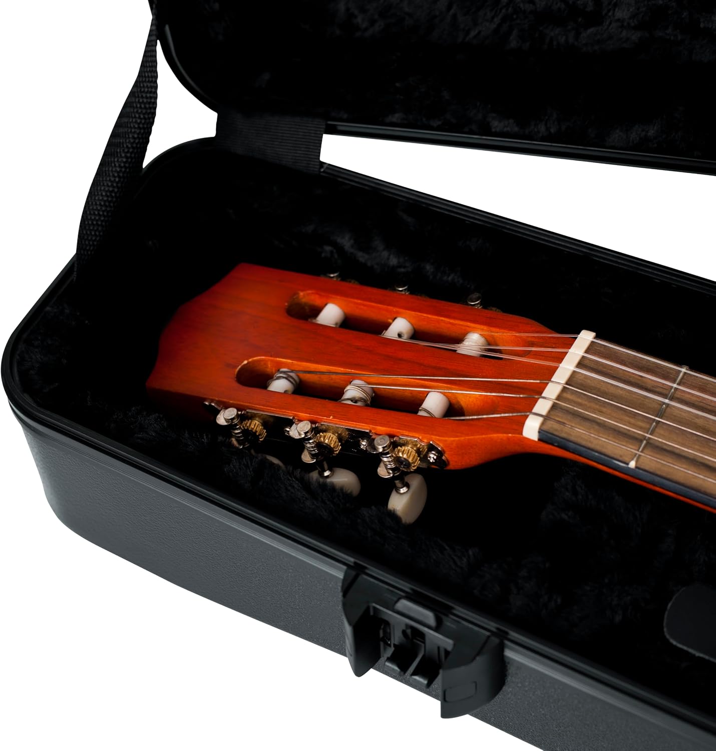Gator Cases Molded Flight Case For SG Style Double Cut Away Guitars With TSA Approved Locking Latch, (GTSA-GTRSG)