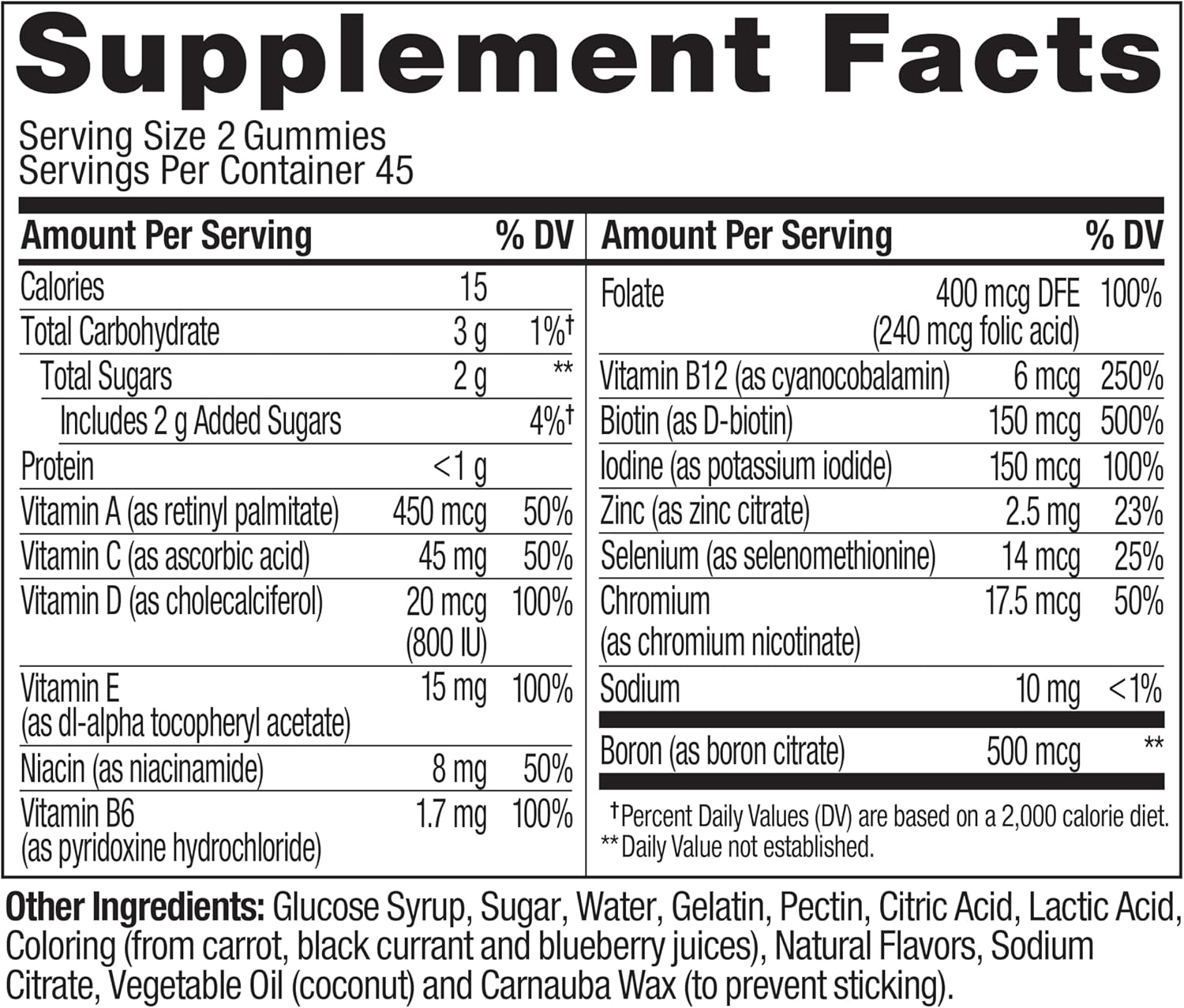OLLY Women's Multivitamin, Supports Overall Wellness,* Biotin - 90 Count