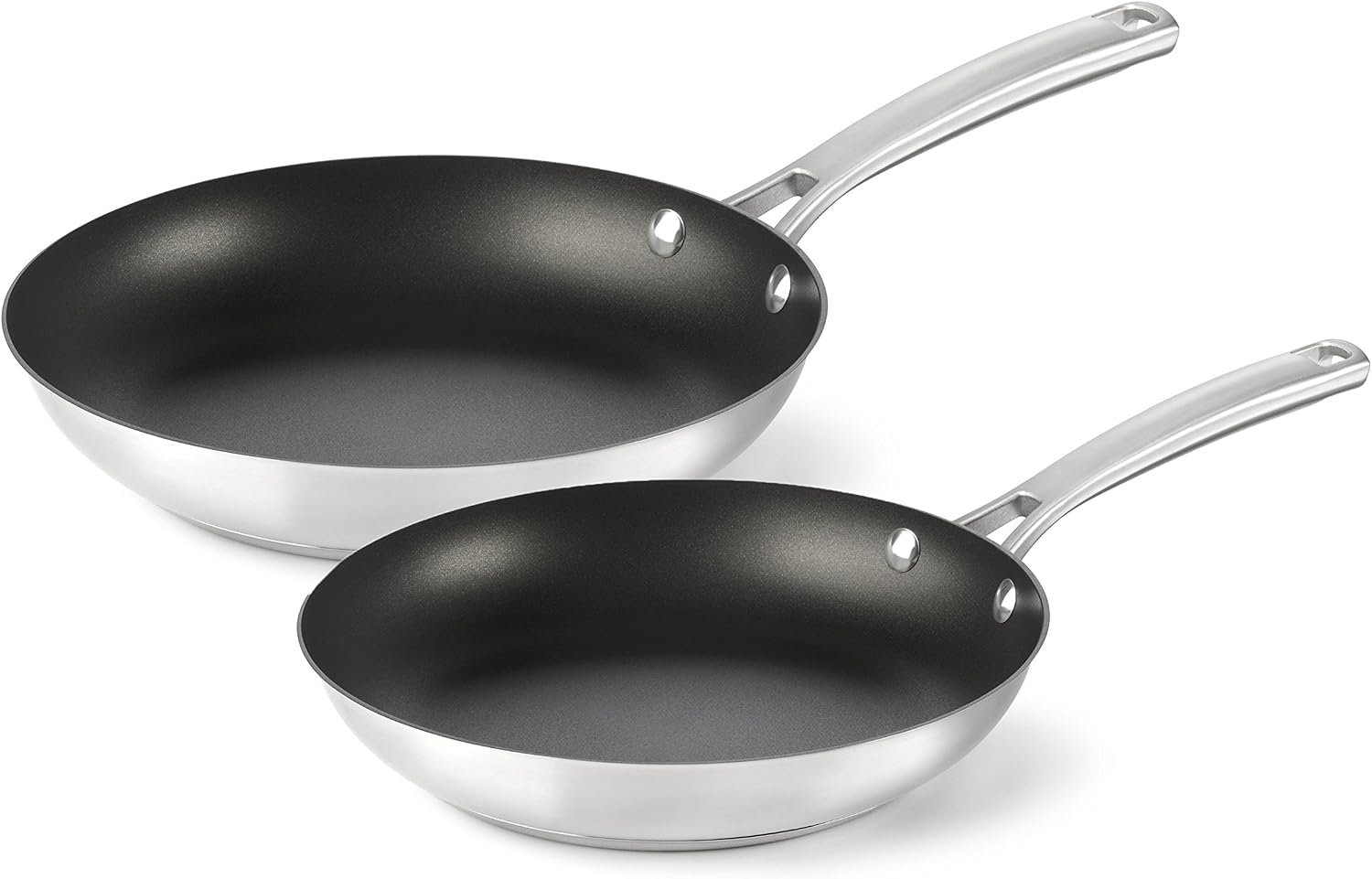 Calphalon Classic Stainless Steel Cookware, Fry Pan, 2-piece