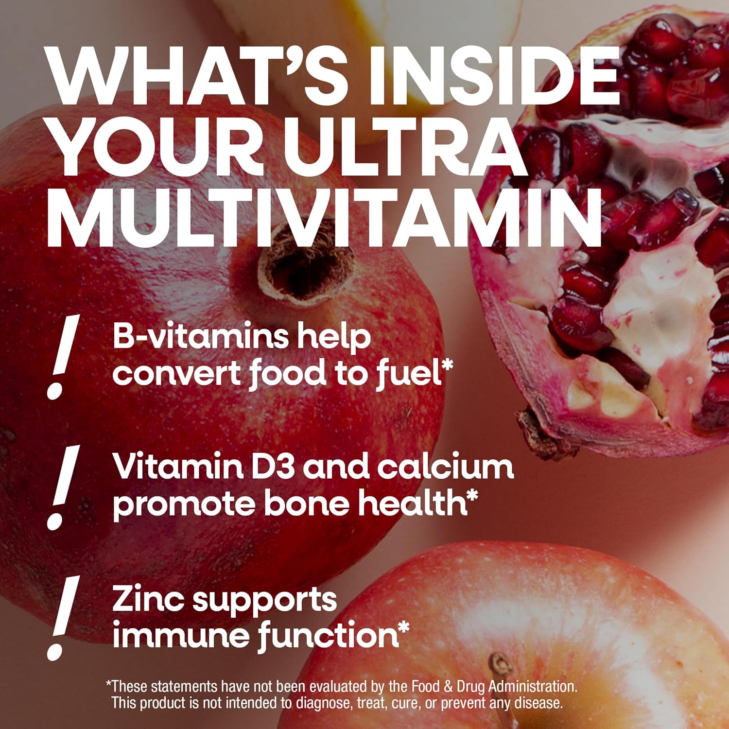Nature's Way Alive! Men’s Daily Ultra Potency Multivitamin Tablets, 60 ct | Complete High Potency Men’s Daily Vitamin Promotes Heart & Muscle Function*, B-Vitamins, Zinc and Antioxidants