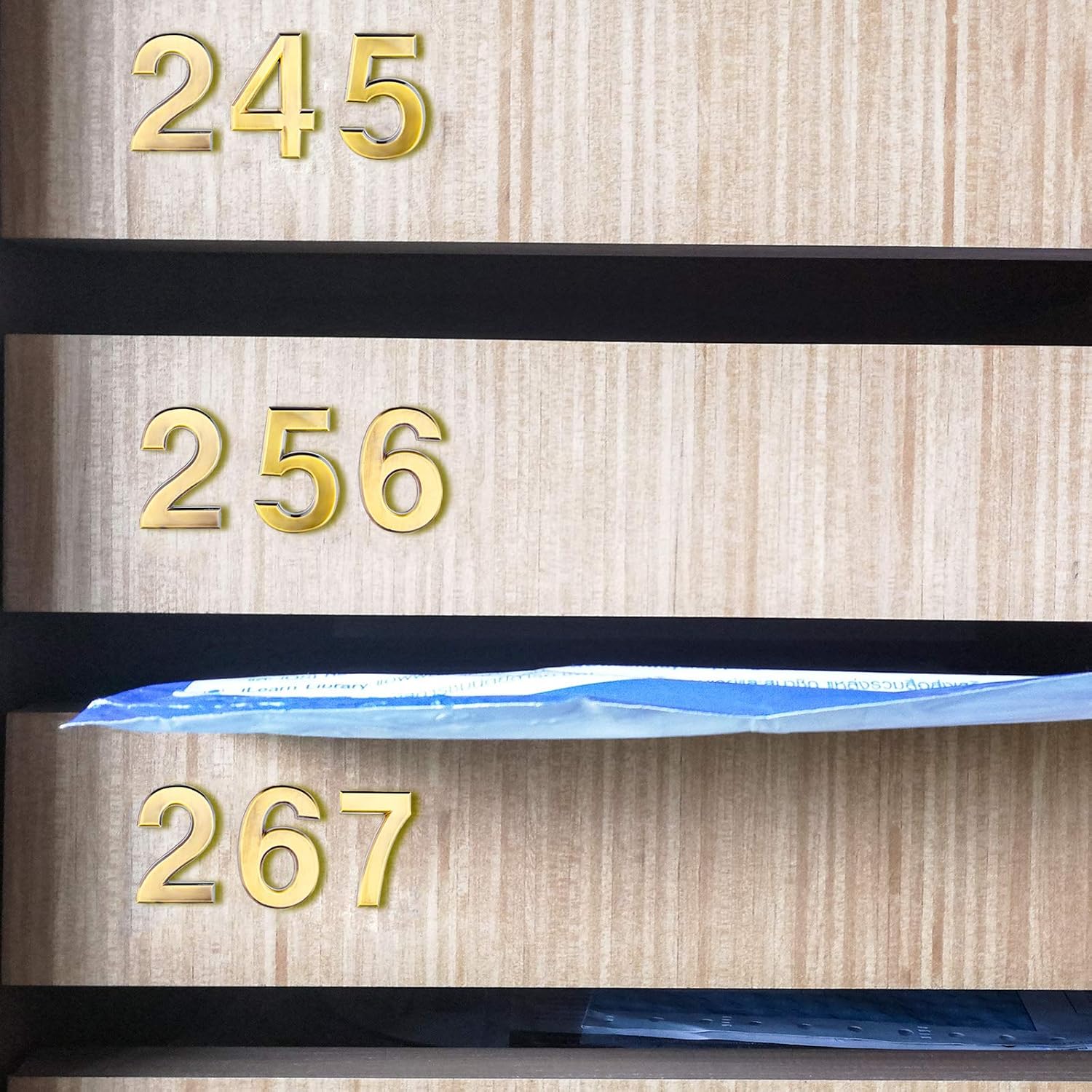20 Pieces House Numbers Mailbox Numbers 0-9, 3D Door Address Numbers Self Adhesive Mailbox Numbers Sticker or House, Apartment, Office, Hotel Room