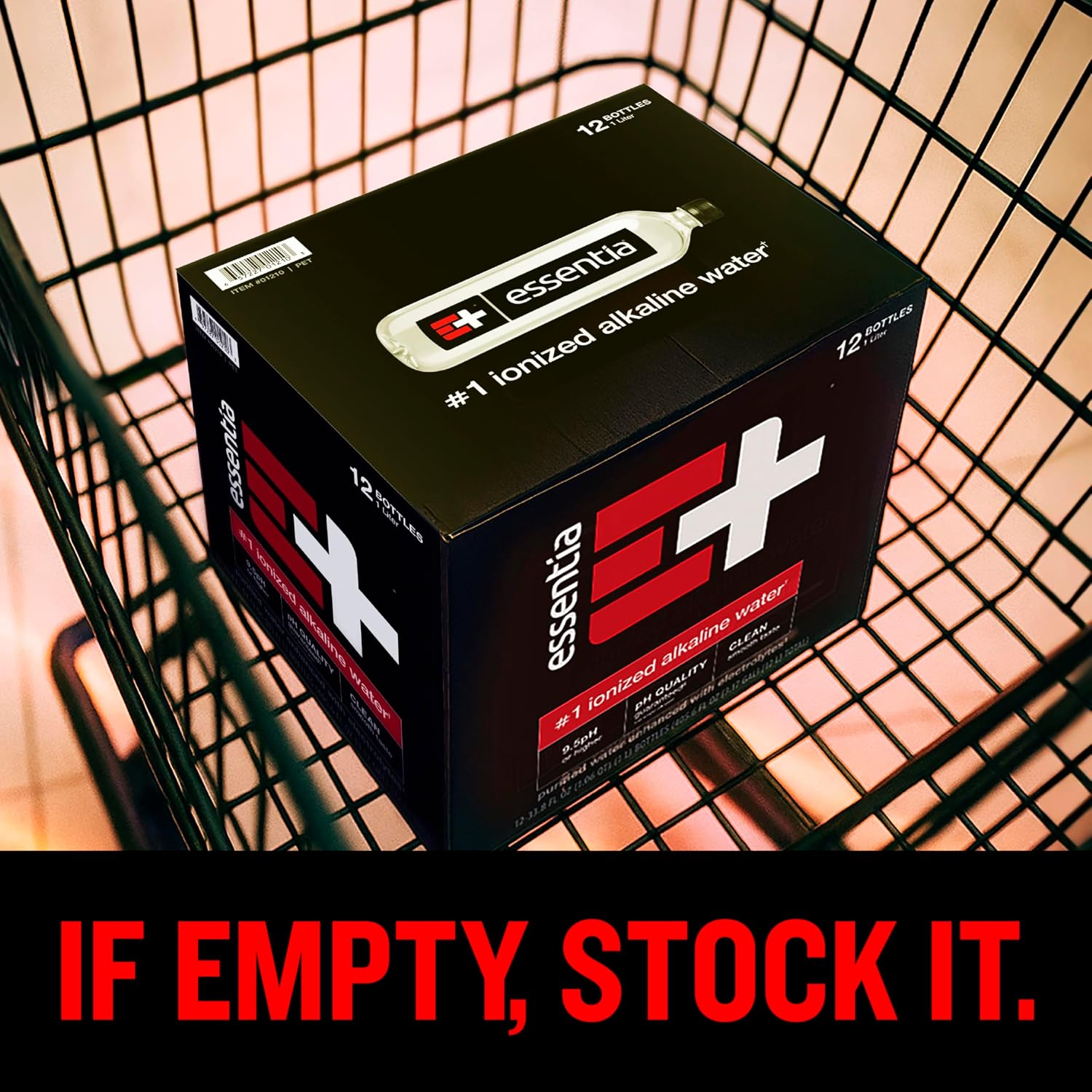 Essentia Water LLC, Ionized Alkaline Bottled Water; 99.9% Pure, Infused with Electrolytes, 9.5 pH or Higher a Clean, Smooth Taste, 20 Fl Oz (Pack of 24)