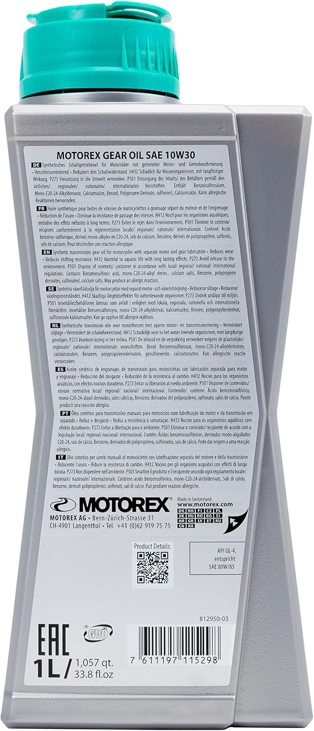 Motorex Gear Oil 10w30 1l 10w30 (1 Liter) 109901