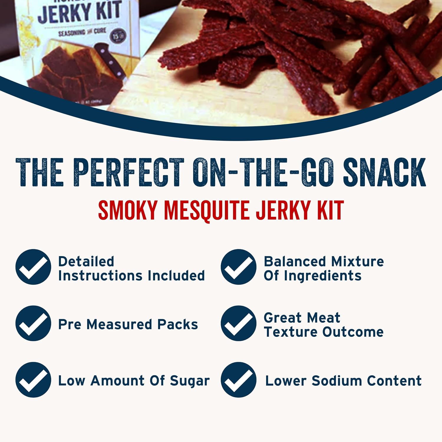 PS Seasoning Jerky Seasoning and Cure Kit (Cracked Pepper & Garlic)- Award-Winning DIY Beef Jerky Making Kit with Seasoning Mix & Cure- Oven, Smoker, Dehydrator- Great for Beef, Turkey, Venison