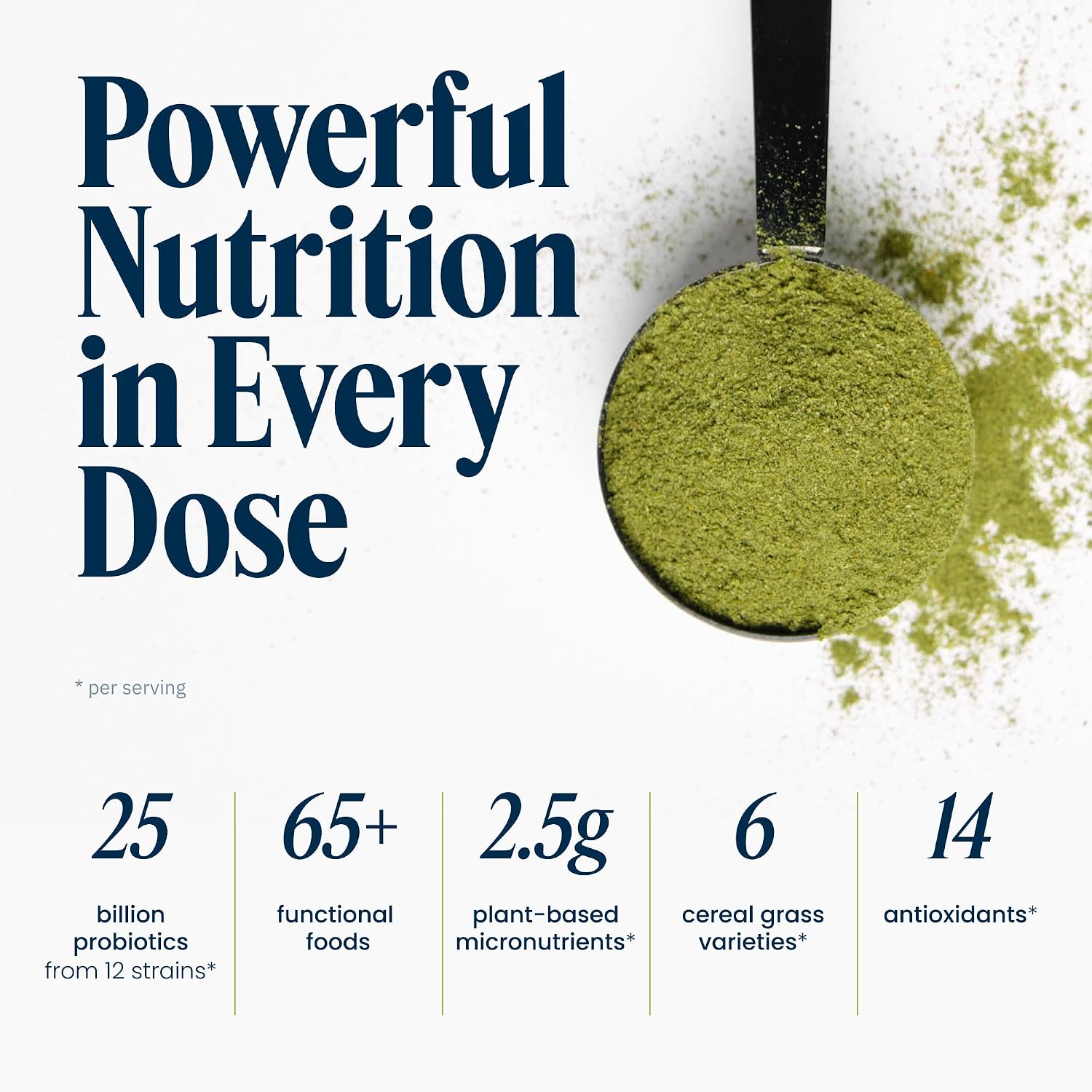 Vibrant Health, Green Vibrance, Includes 65 Plant-Based Superfoods, 25 Billion Probiotics, Fiber, Adaptogens & Enzymes, 30 Servings