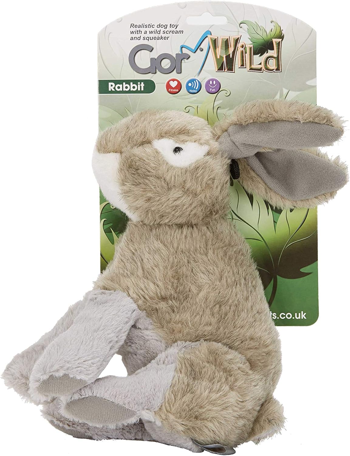 Gor Pets Soft Dog Toy Plush Wild Cow