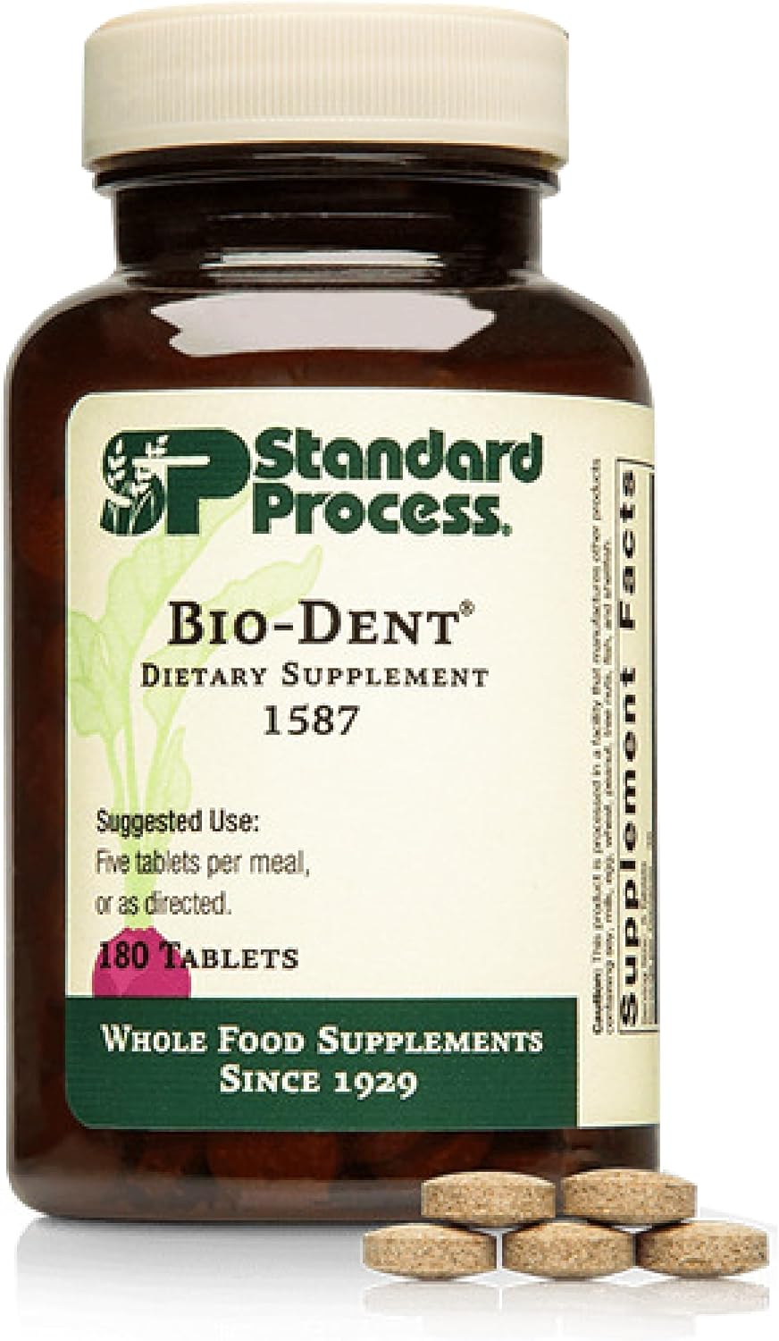 Standard Process Bio-Dent - Supports Bone & Muscle Health - Aids the Production of Cartilage & Collagen - Supports Energy Metabolism - Whole