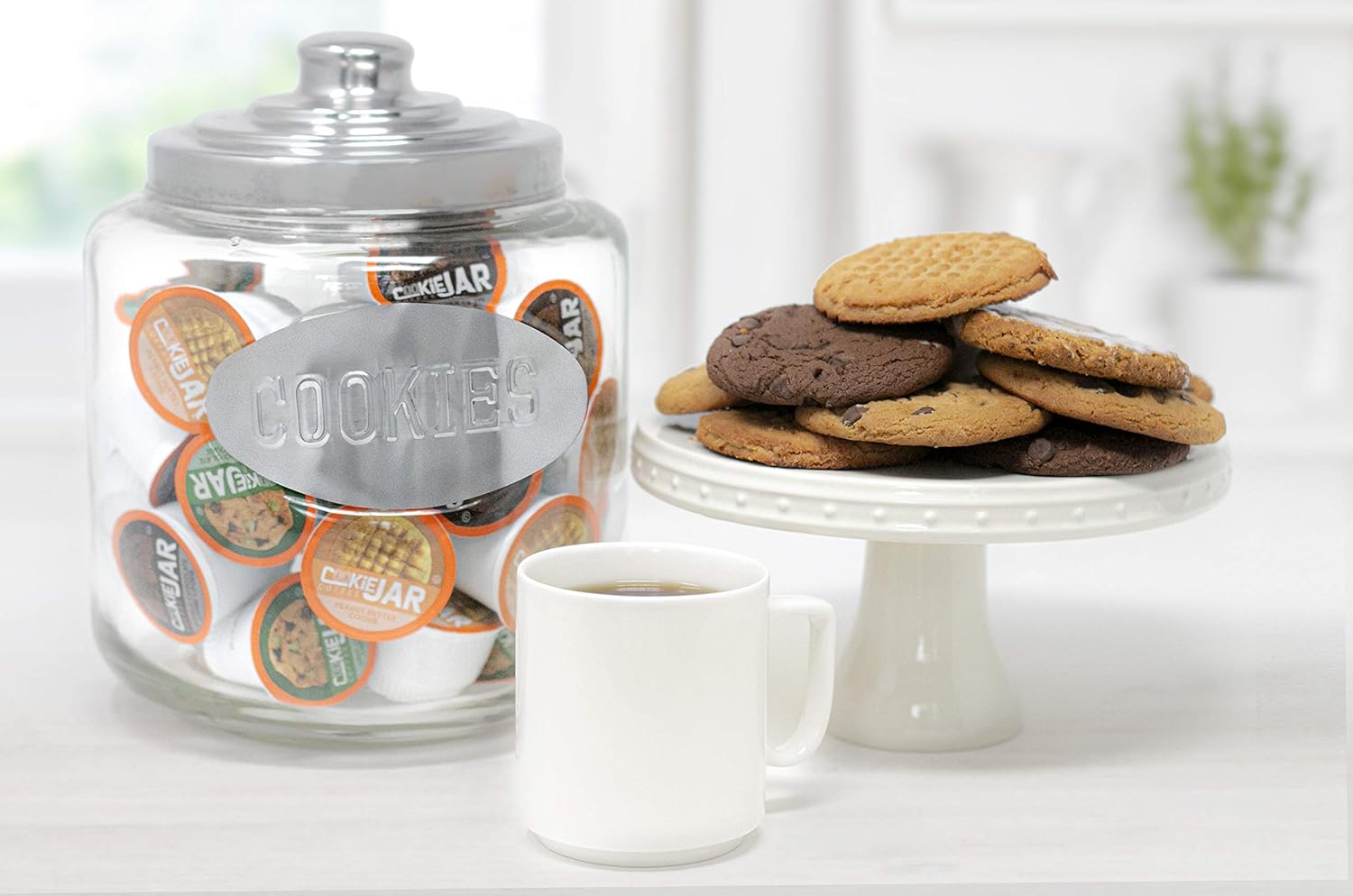 Cookie Jar Mint Chocolate Chip Flavored Coffee Pods for Keurig K Cup Brewers