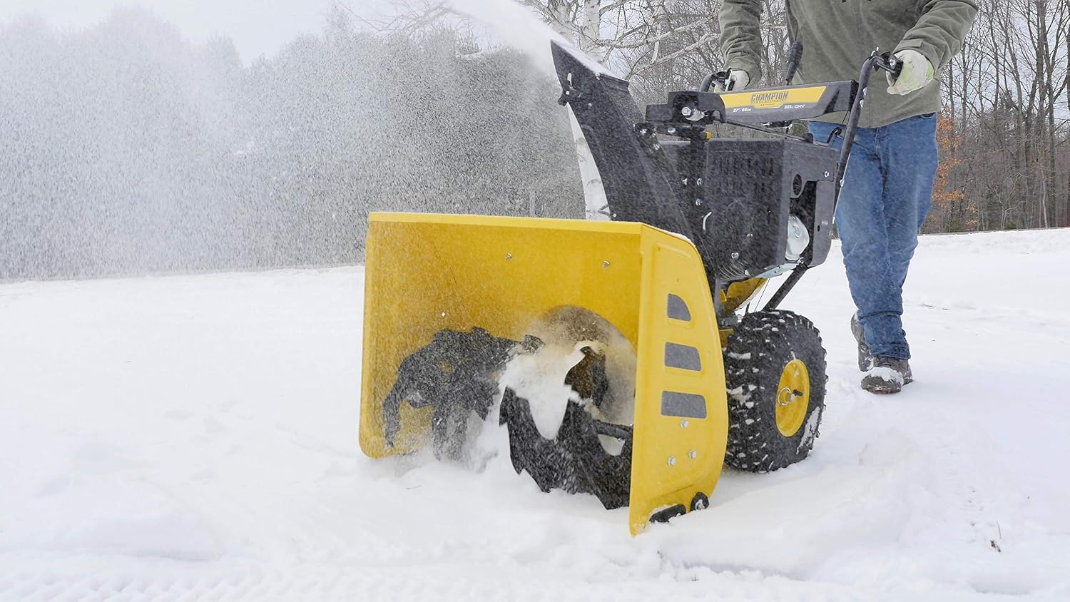 Champion Power Equipment 301cc 27-Inch 2-Stage Gas Snow Blower with Electric Start