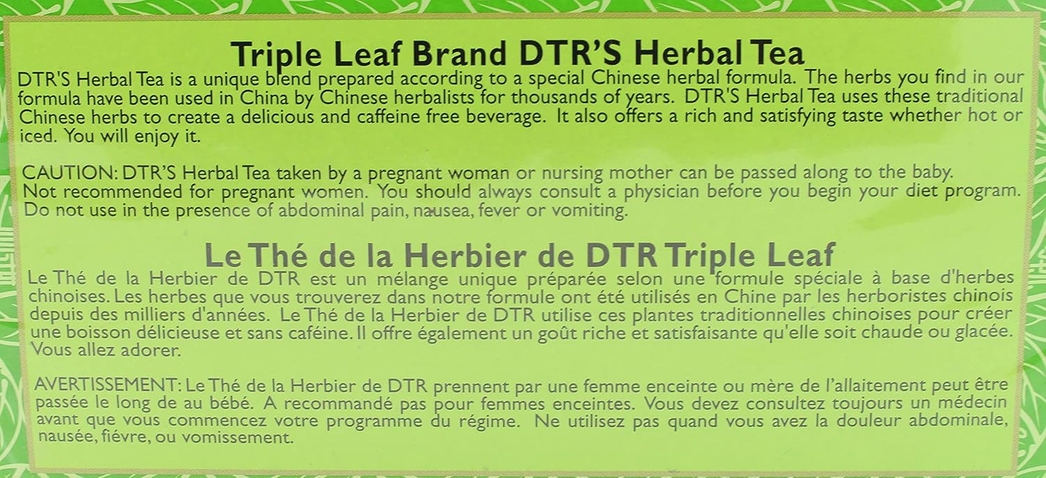 Triple Leaf Brand Dieters' Tea, Green, 20-Count