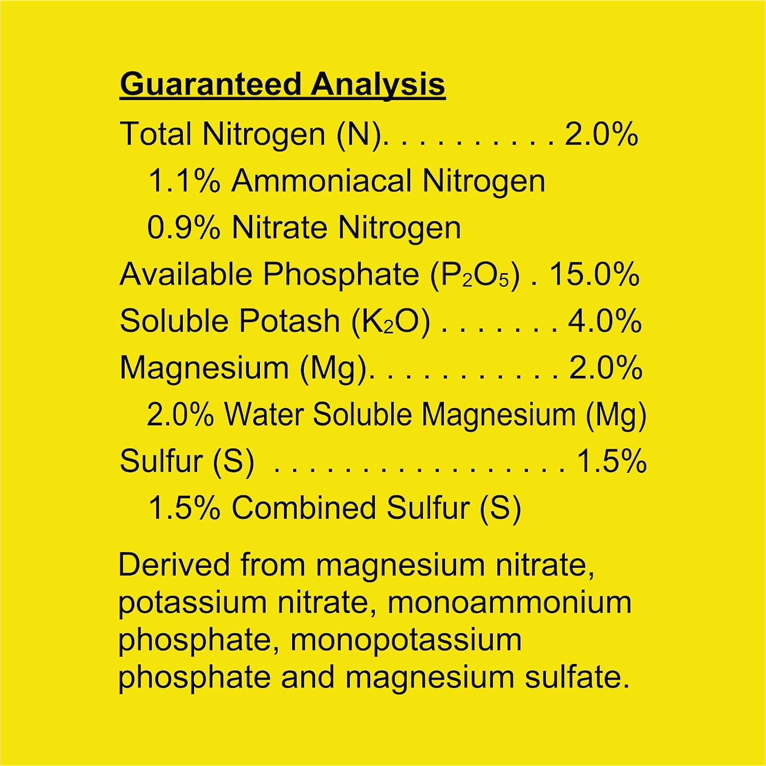 Dyna-GRO MAG-008 Fertilizer, 8 Ounce