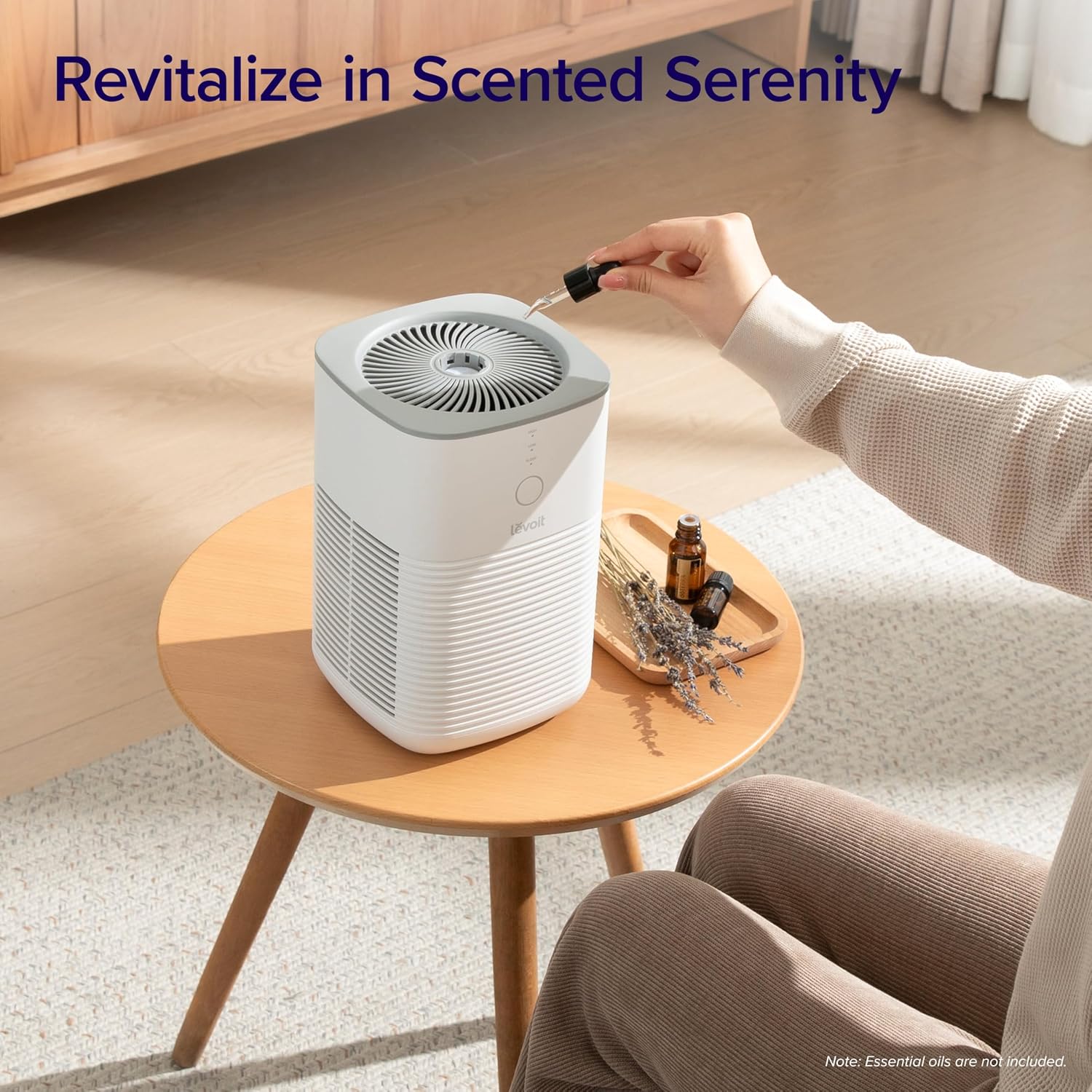 Levoit Air Purifier for Home Pets Bedroom Dorm Room, Smart & Voice Control