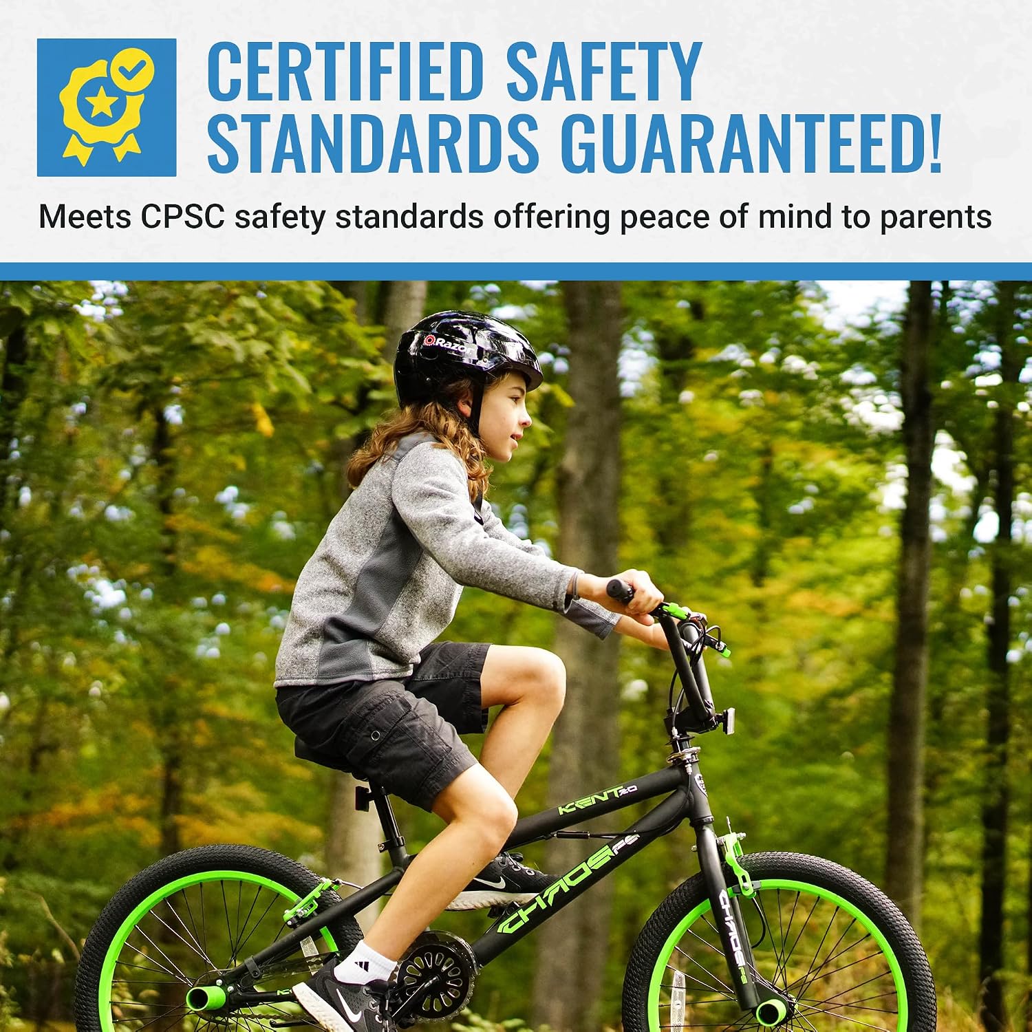 Razor V-17 Youth Multi-Sport Helmet - CPSC Approved Kid’s Helmet with Adjustable Strap - Durable Helmet with Foam Padding for Biking, Skating, and Other Outdoor Sports