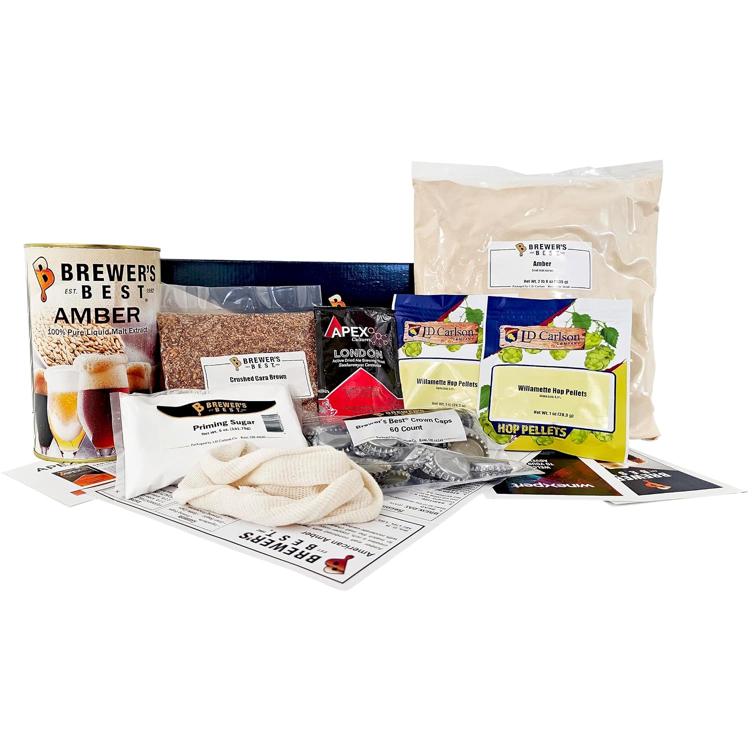 American Amber Homebrew Beer Ingredient Kit