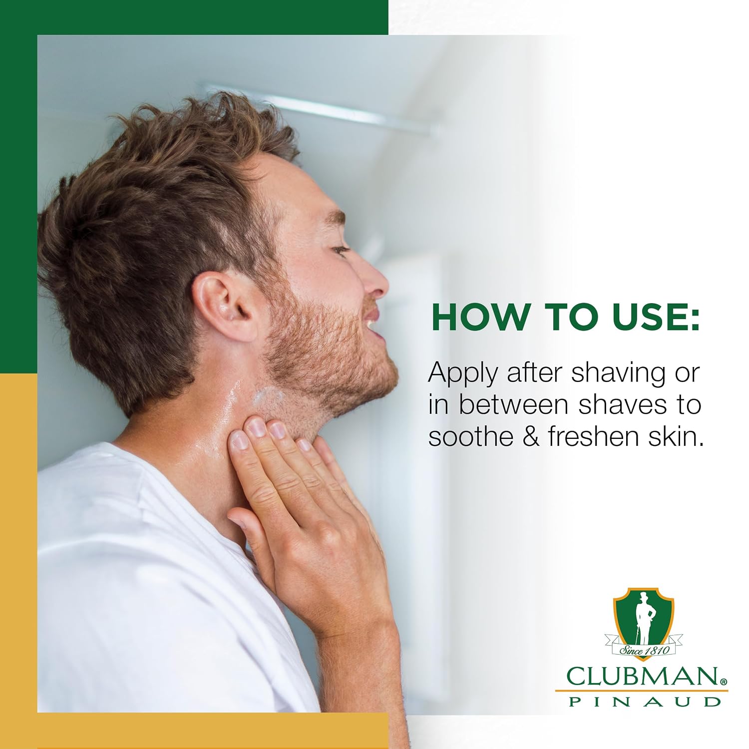 Clubman Pinaud After Shave Lotion, Soothes Skin After Shaving with Masculine Fragrance, 16 Oz