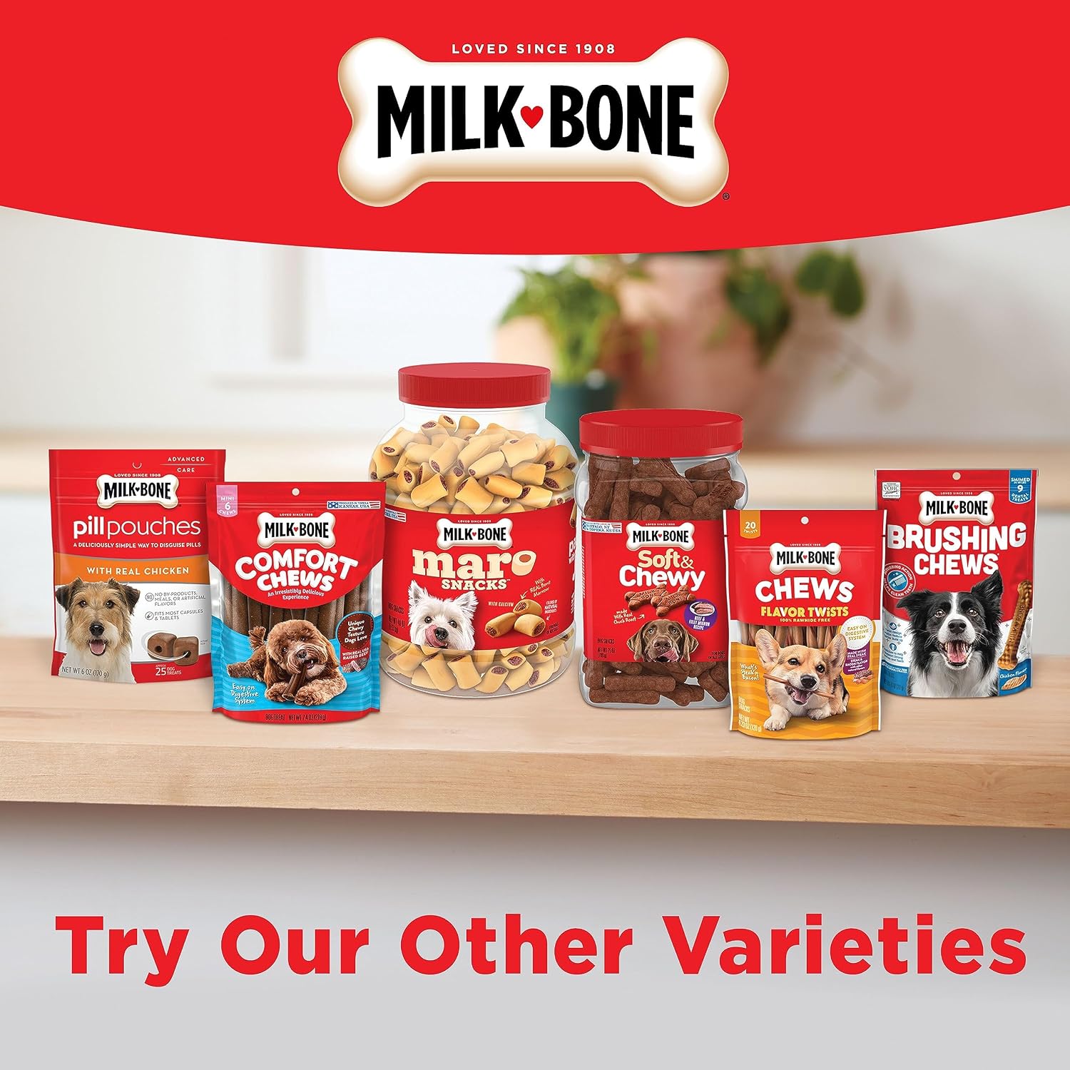 Milk-Bone Soft & Chewy Dog Training Treats, 25 oz Canister | Made with real chicken breast, soft dog treats for training and rewarding, 18% protein, fortified with vitamins and minerals