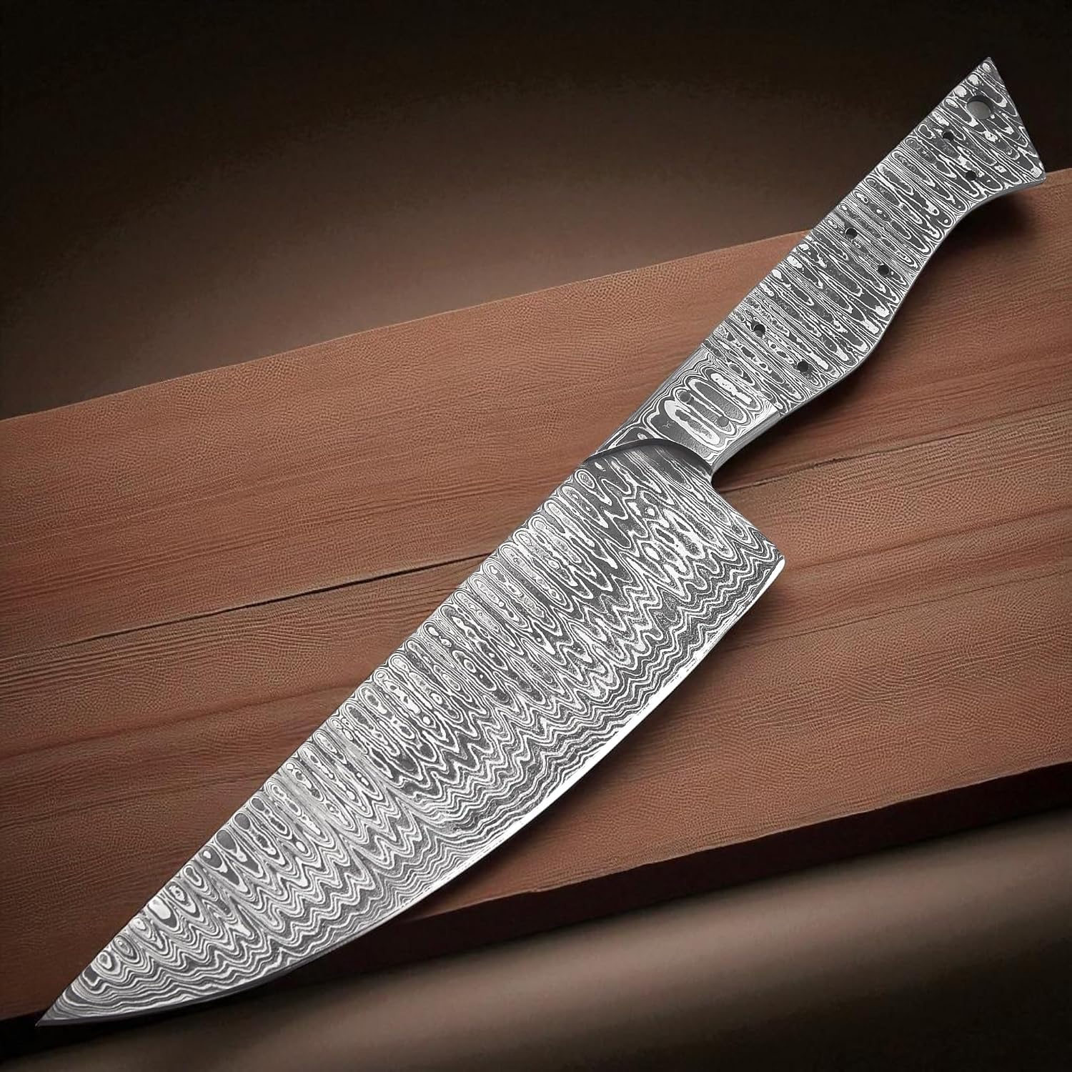 Poshland BBC-664 Custom Handmade Damascus Steel 8 Inches Chef blank Blade, kitchen blank blade