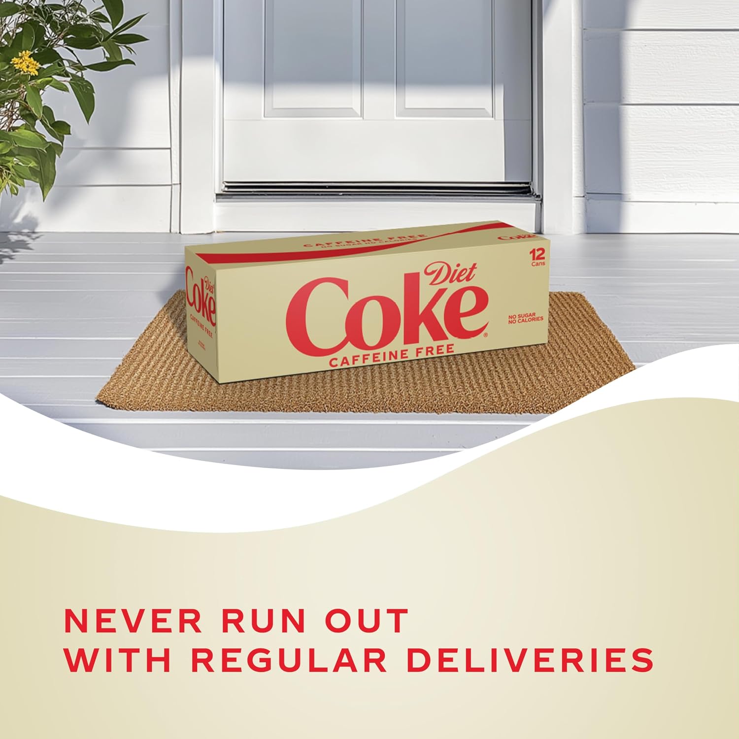 Diet Coke Soda Soft Drink Cans, 12 fl oz, 12 Pack | No sugar, no calories, 46 mg caffeine per can