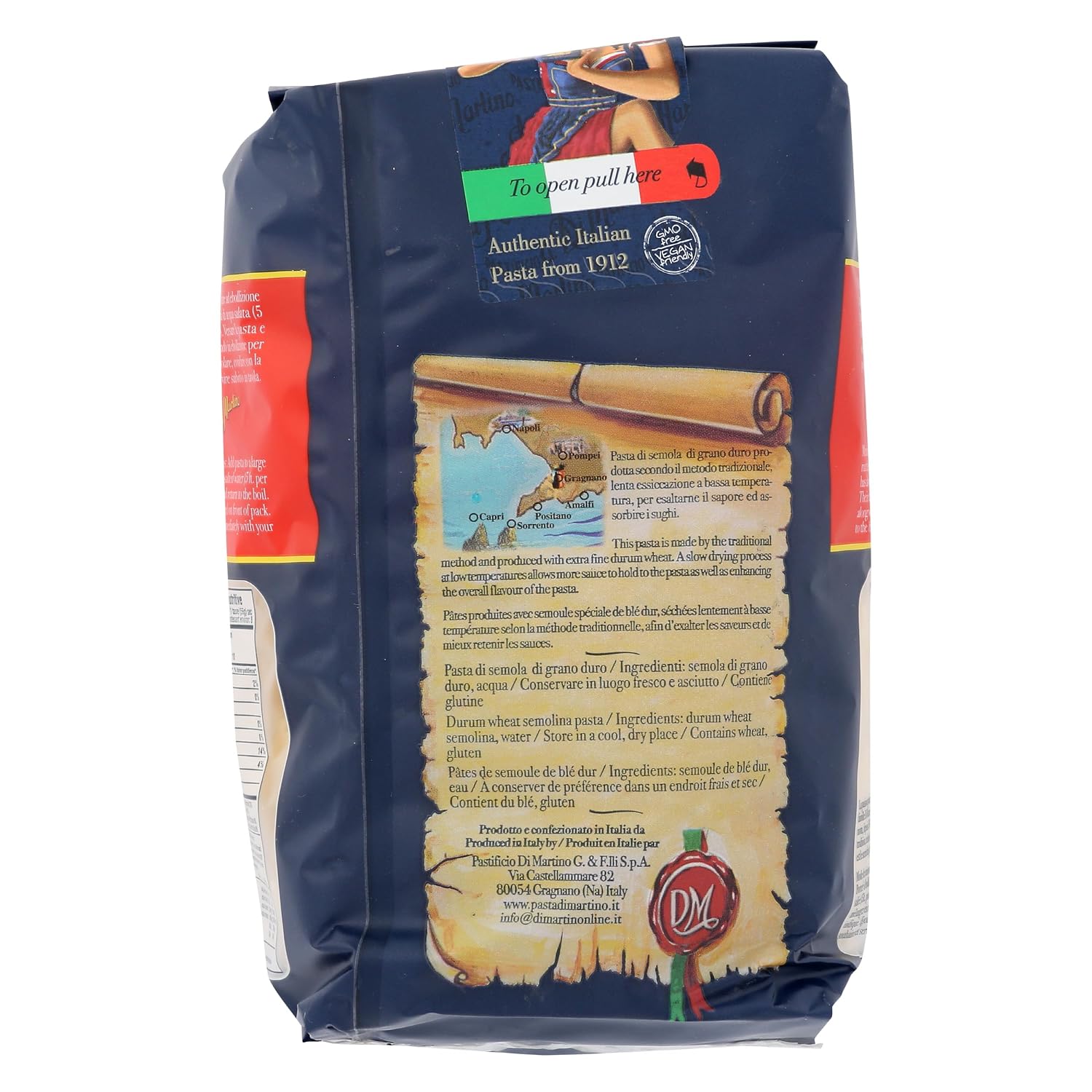 Di Martino, Pasta Farfalle, 16 Ounce