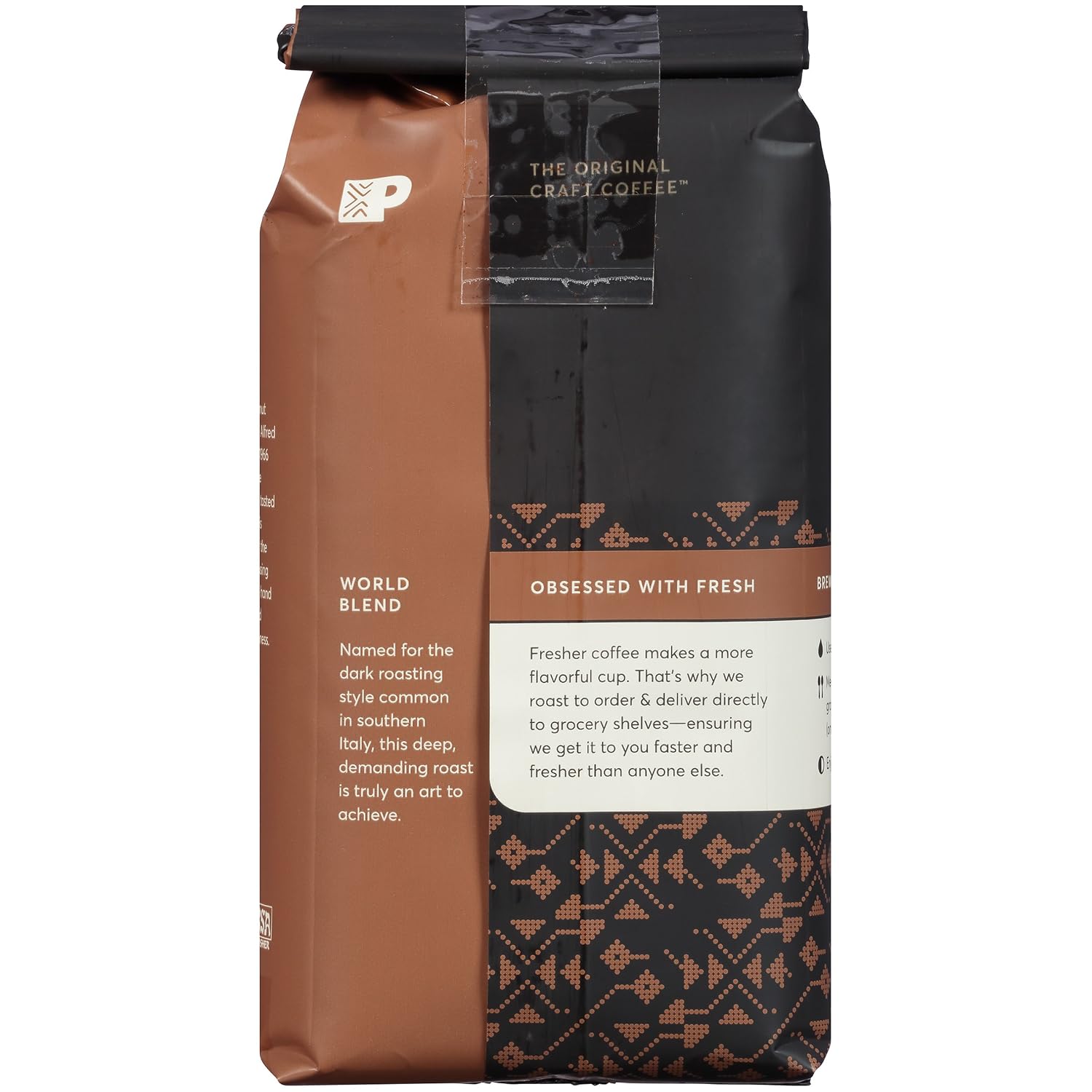 Peet's Coffee, Dark Roast Ground Coffee, 100% Arabica Coffee - Major Dickason's Blend 18 Ounce Bag