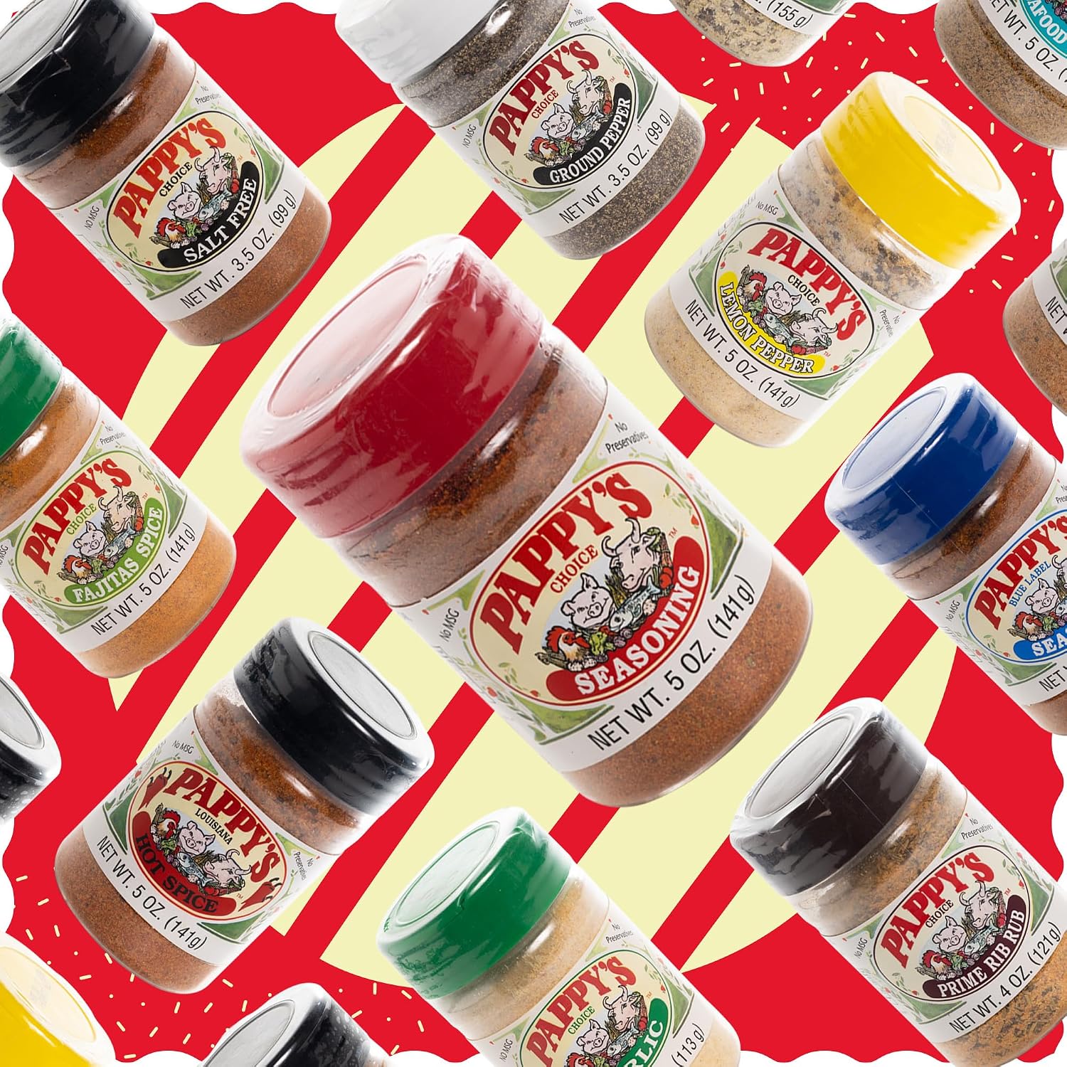 Pappy's Choice Original Seasoning, 32 Oz | California's Legendary Seasoning Blend, Santa Maria Style, Perfect for BBQ, Beef, Burgers, Brisket, Tri-tip and Steak