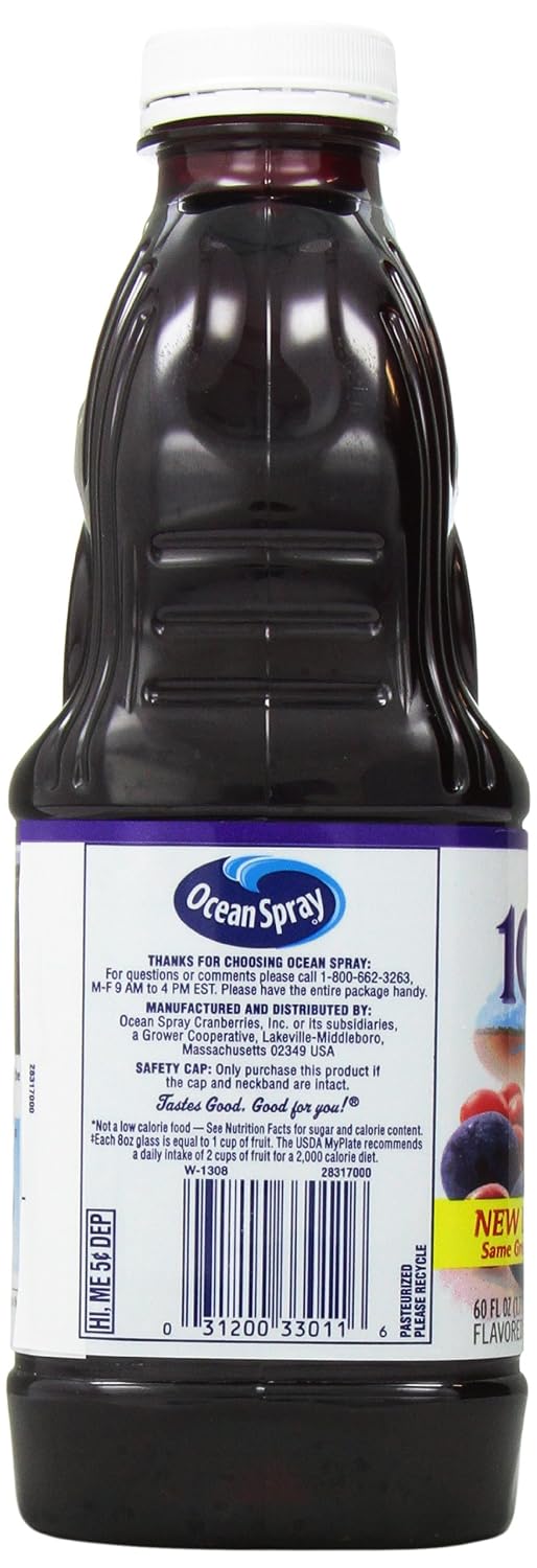 Ocean Spray 100% Apple Juice, 60 Fl Oz (Pack of 8)