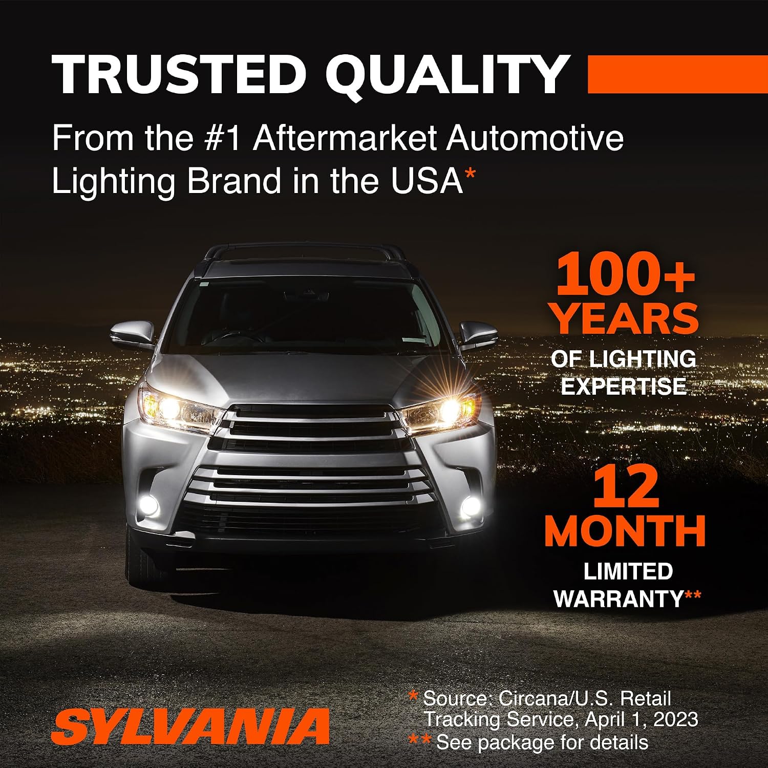 SYLVANIA - H6054 SilverStar Sealed Beam Headlight - High Performance Halogen Headlight Replacement (142x200)