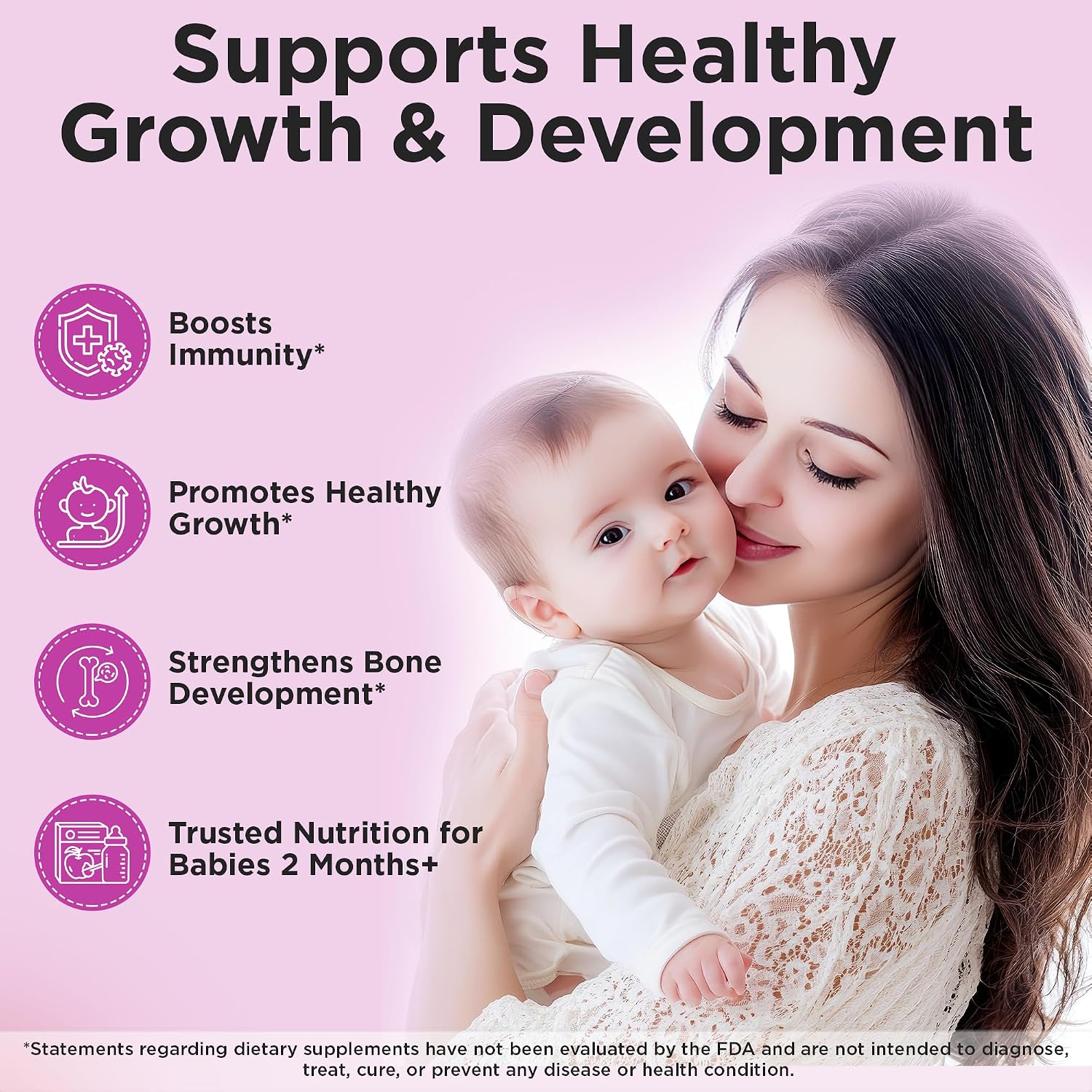 Organic Liquid Baby Multivitamin Drops Cherry Flavor (1 Fl Oz) 2 Months+ | Multivitamins Drops for Infants & Toddlers - Toddler Vitamins for Immune