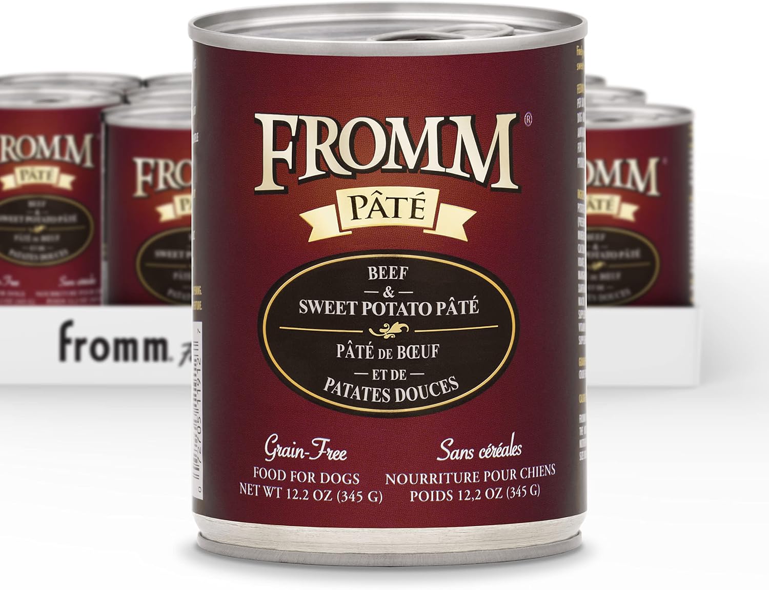 Fromm Venison & Lentil Pate Dog Food - Premium Wet Dog Food - Venison Recipe - Case of 12 Cans