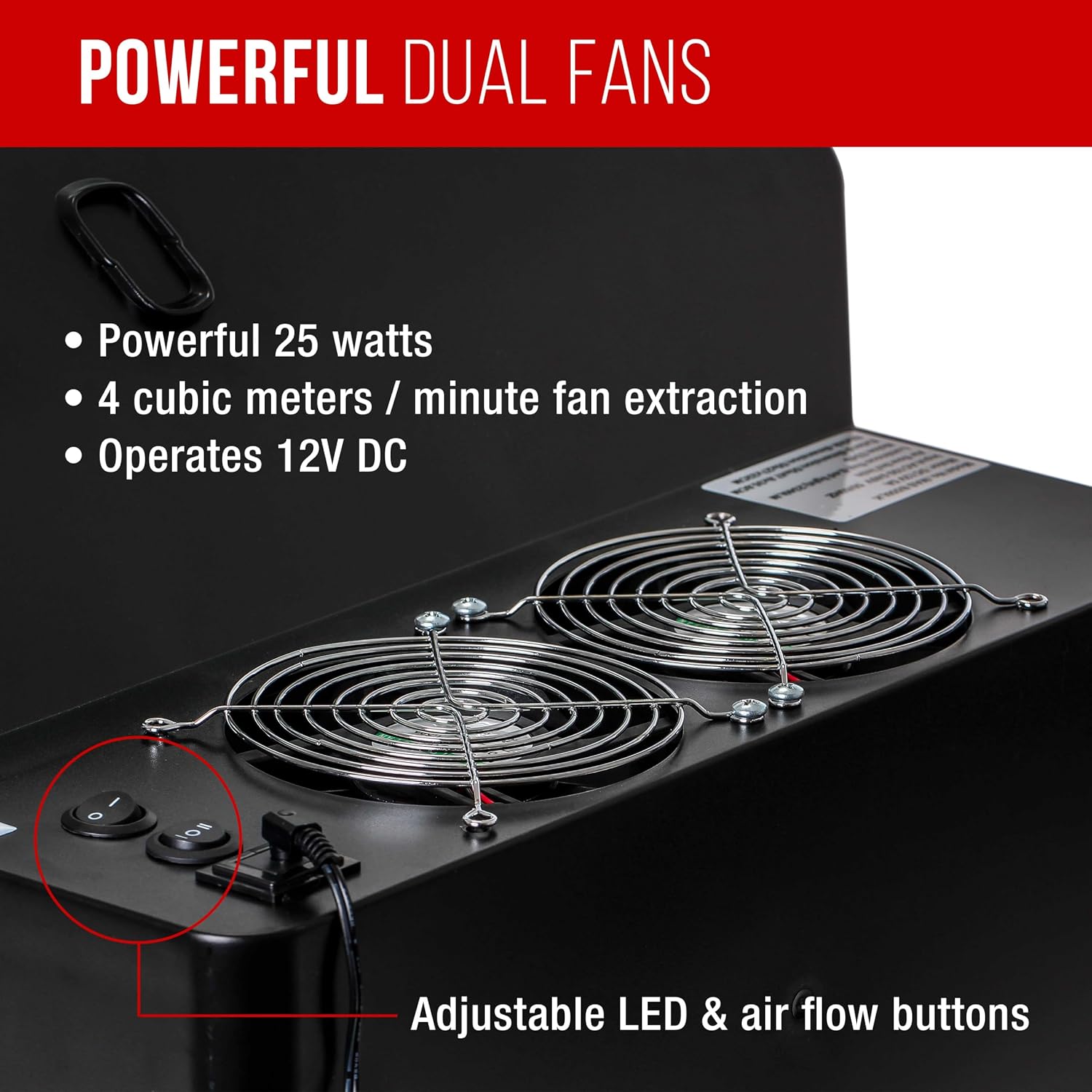 Master Airbrush Large Portable Airbrush Spray Booth Station with LED Lights