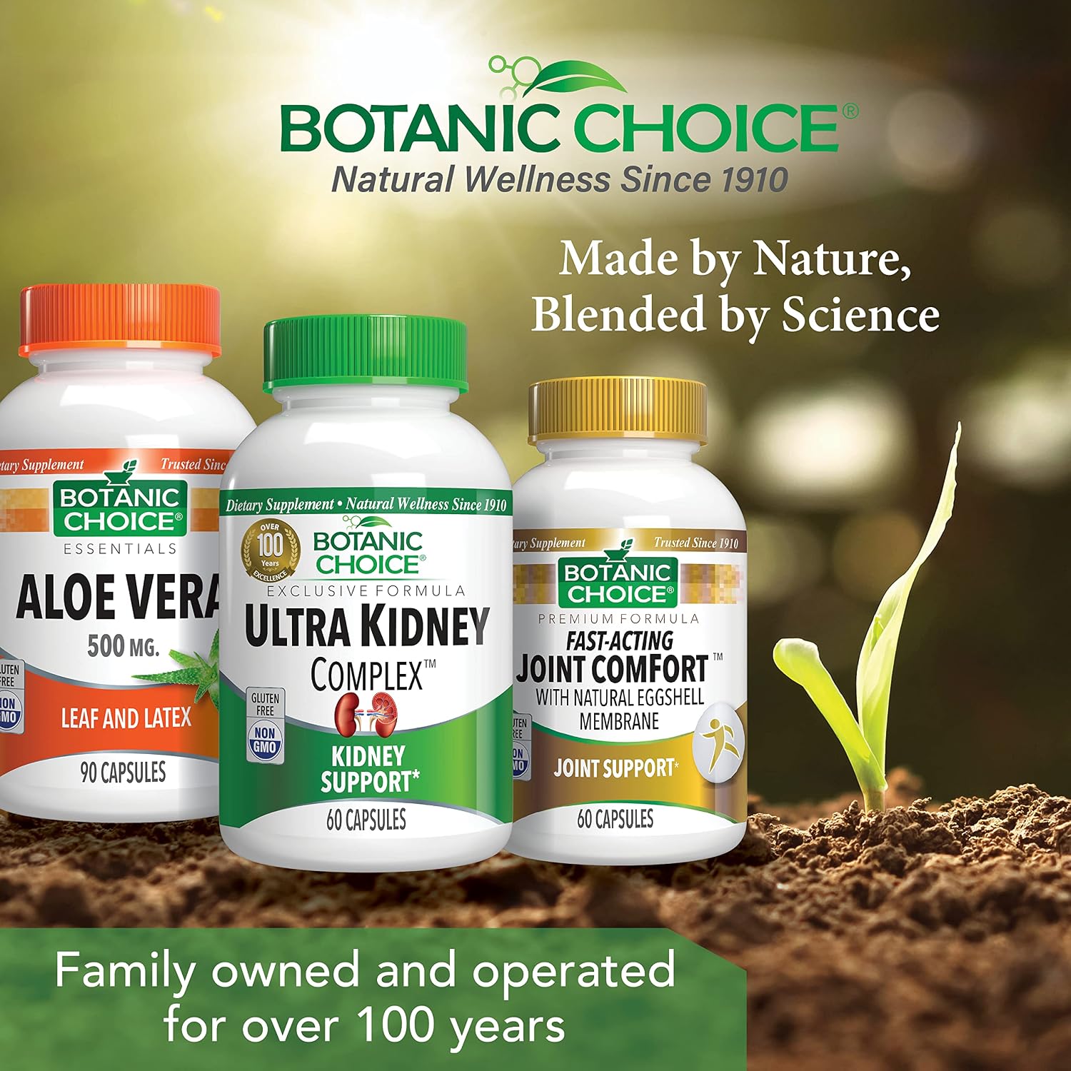 Botanic Choice Ultra Kidney Complex Kidney Support Supplement, 60 Capsules | Supports kidney health and helps flush toxins with milk thistle