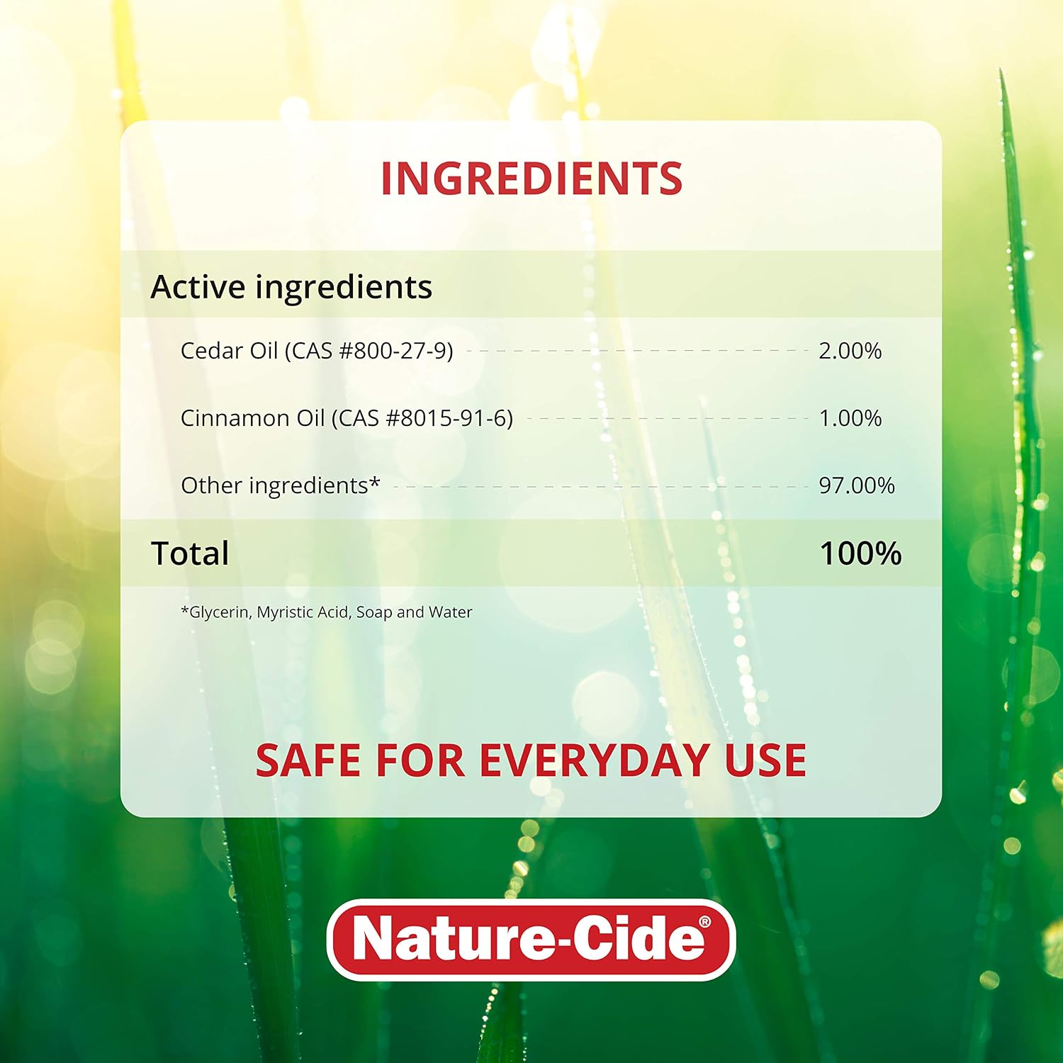 Insect Repellent. Combats and Repels Many Outdoor Pests. Safe for Use Around Children and Pets (2 oz.)
