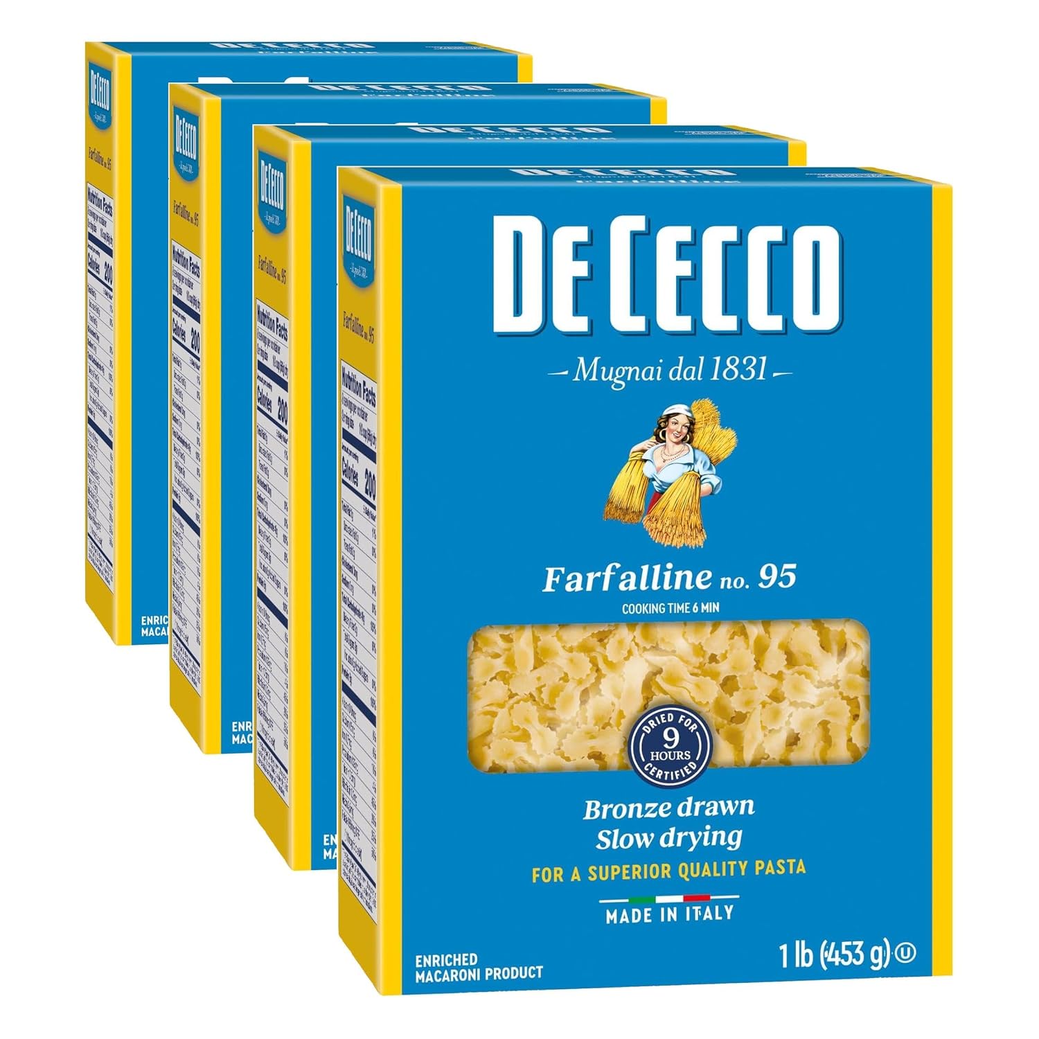 De Cecco Farfalle No. 93 Pasta, 16 Oz