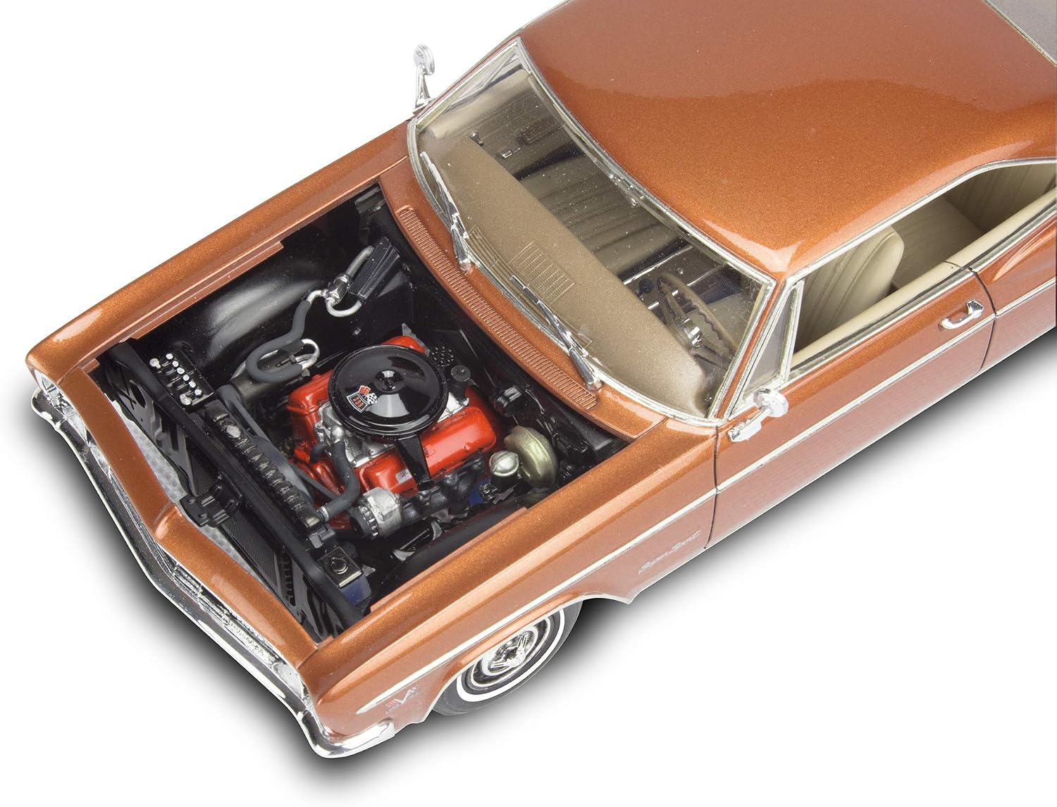 Revell 1966 Chevy Impala SS Plastic Car Model Building Kit - 1:25 Scale