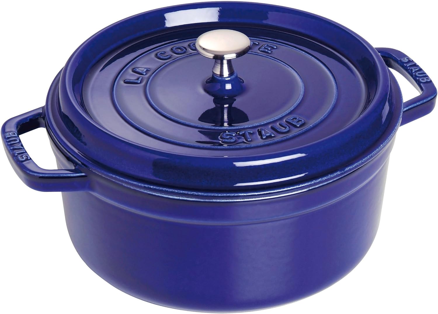 Staub Round Cocotte - 5.5Qt - Grenadine