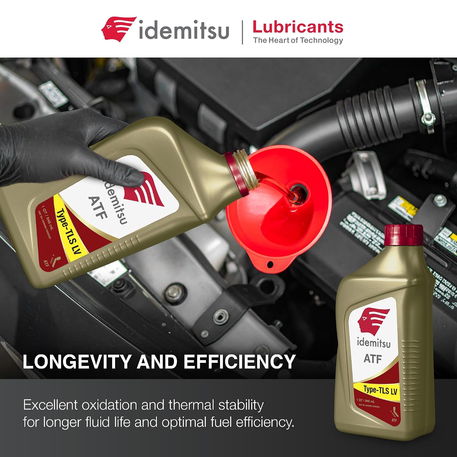 Idemitsu ATF Type TLS-LV (WS) Automatic Transmission Fluid for Toyota/Lexus/Scion - 1 Quart