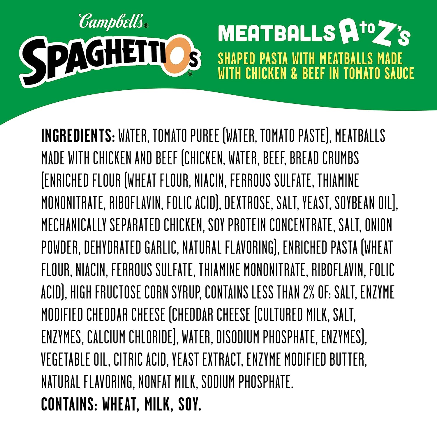 SpaghettiOs Original Canned Pasta, 15.8 oz Can (Pack of 4)