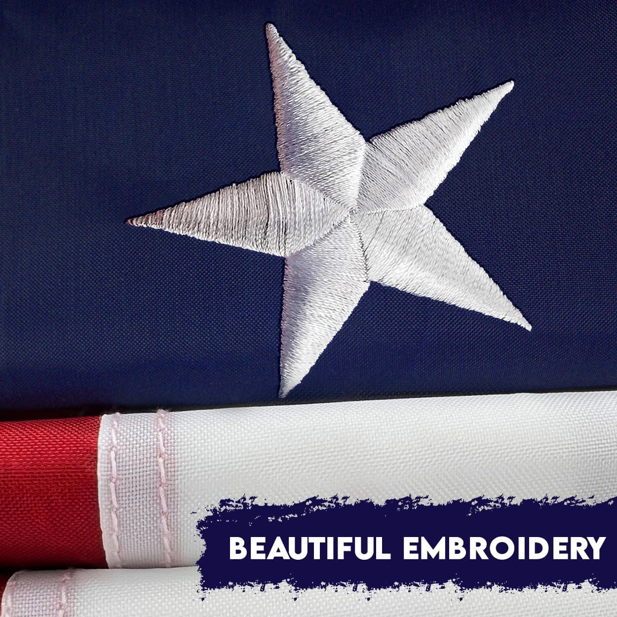 Shop72 American Flag 5x8 Ft, Allegiance to USA, American Flags for Outside, Our Allegiance To Freedom, This Garden Banner Made Heavy Duty to work outside as well, Bandera De Estados Unidos