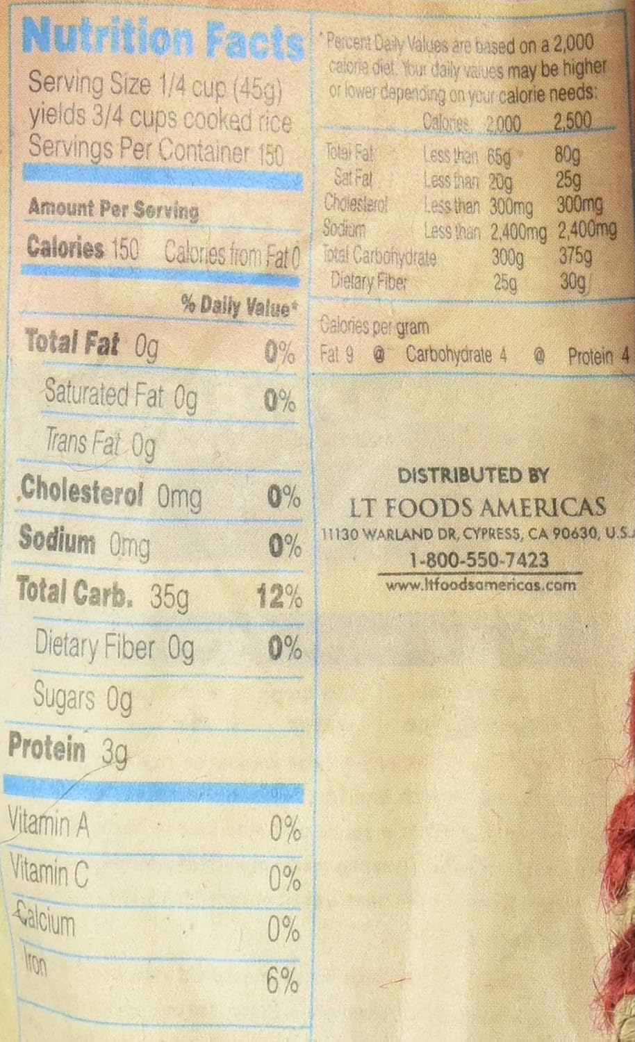 Authentic Royal - Naturally Aged Long Grain Indian White Basmati Rice - 20 Pound