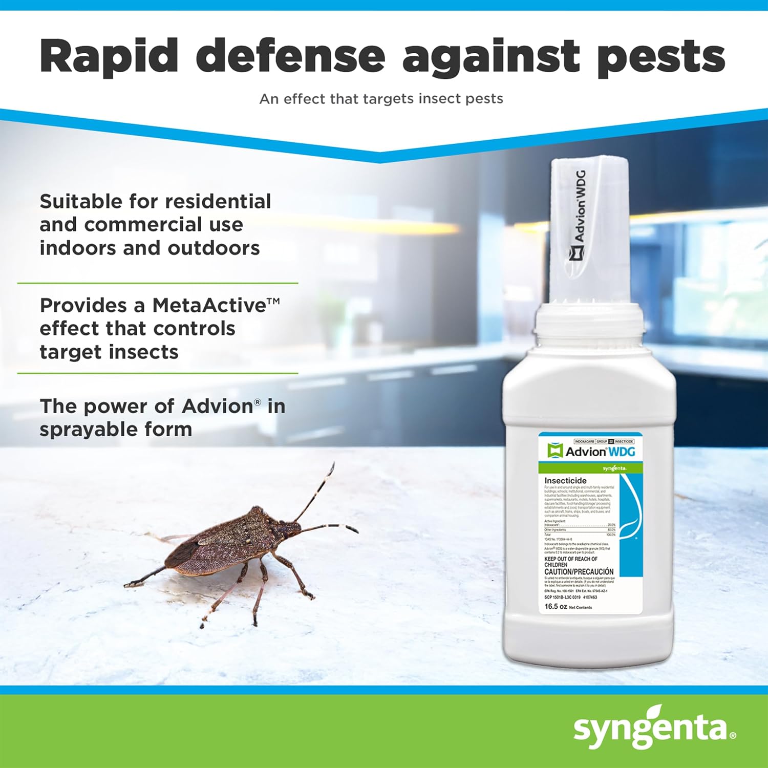 Syngenta - 63953 - Advion WDG - Sprayable Formula - 16.5oz