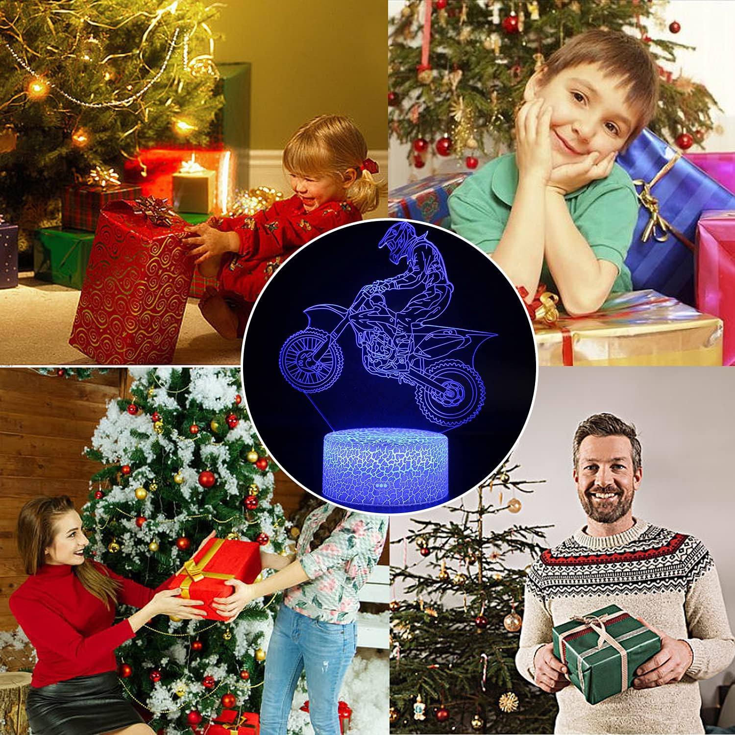 Volleyball 3D Illusion Night Light,16 Colors Changing Touch Switch & Remote Control,Acrylic Flat & ABS White Crack Base &USB Cable Table Lamp