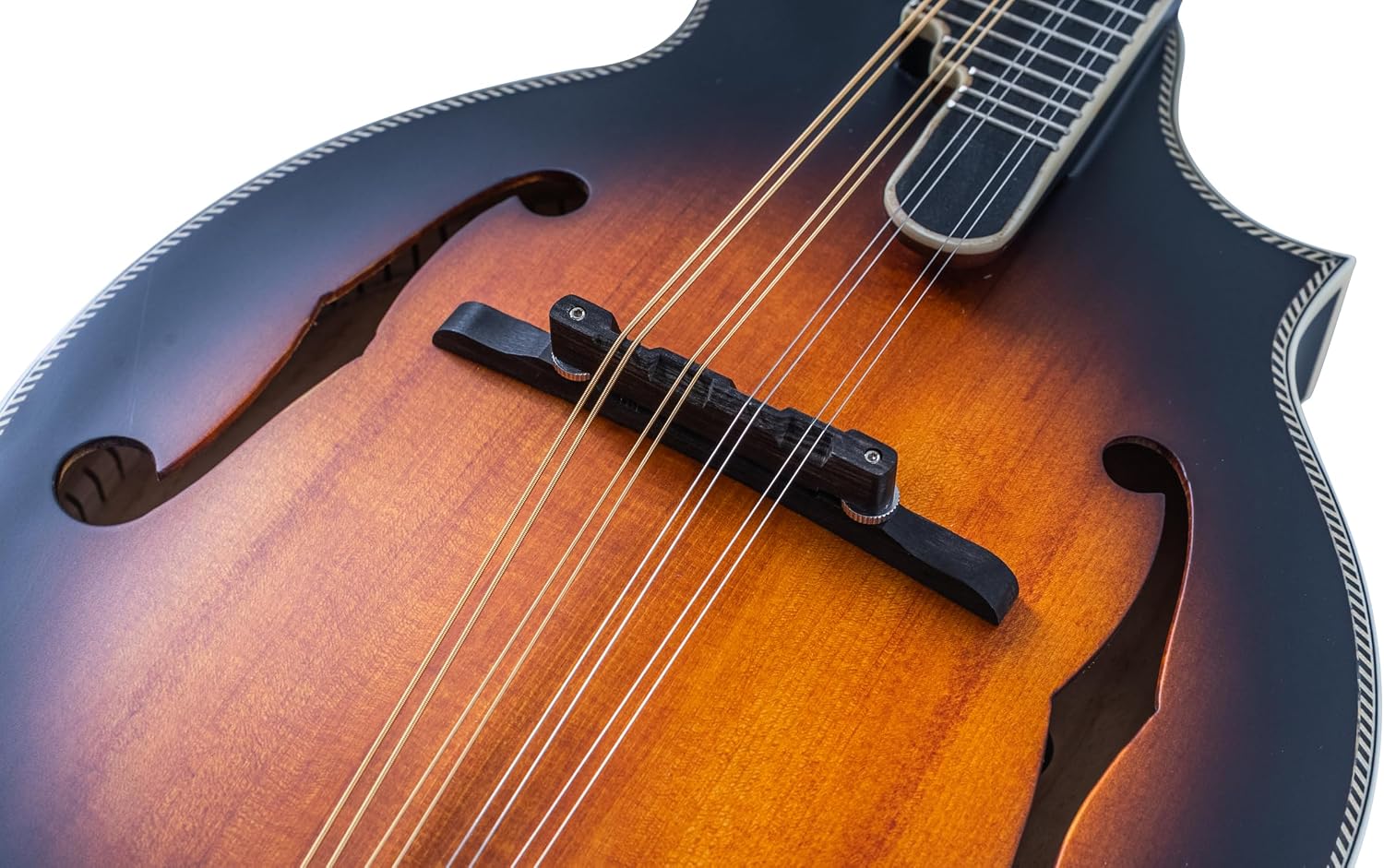 Washburn M3SEBRK F-Style Mandolin Brown Burst | Spruce top; Maple back and sides