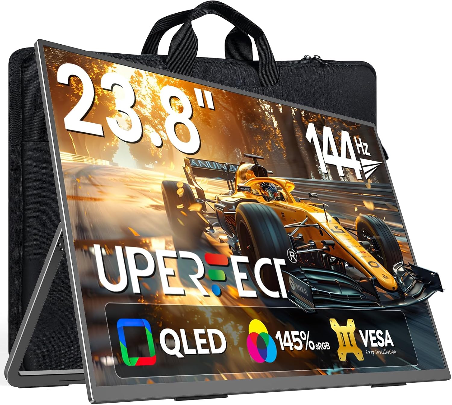 UPERFECT 18.5" 120Hz Portable Monitor, 125% sRGB Large Gaming Monitor