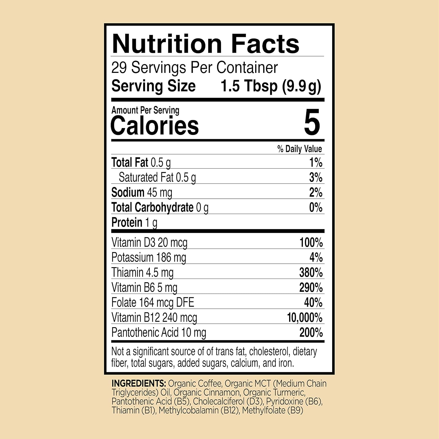 VitaCup Genius Keto Ground Coffee with MCT Oil, 11oz