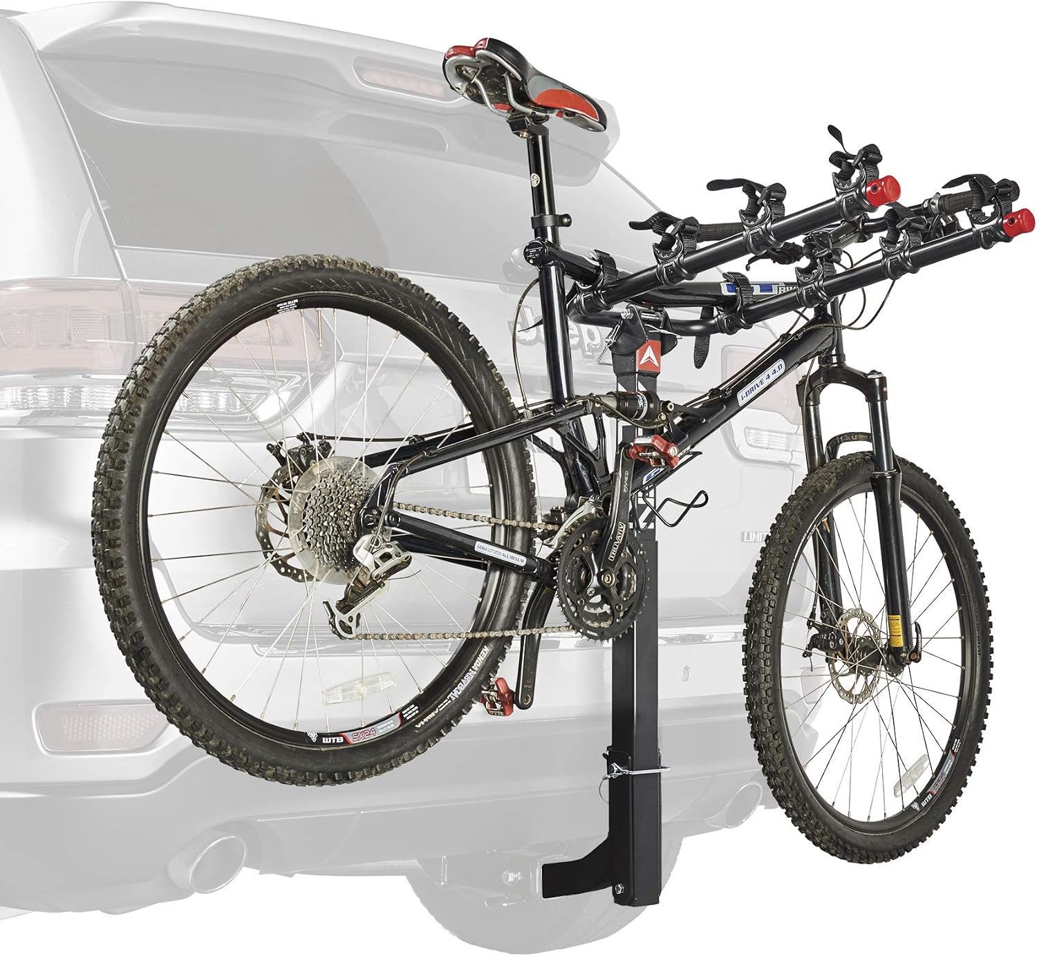 Allen Sports Deluxe 4-Bike Hitch Mount Rack (2-Inch Receiver) , Black