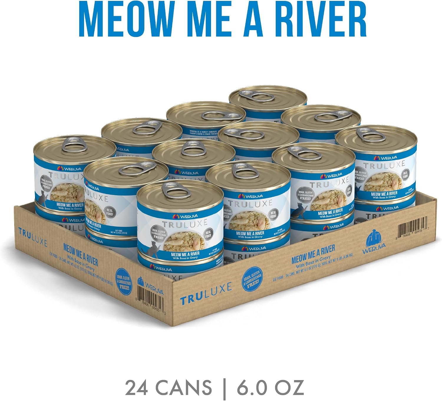 Weruva TruLuxe Cat Food, Peking Ducken with Chicken Breast & Duck Breast in Gravy, 3oz Can (Pack of 24)