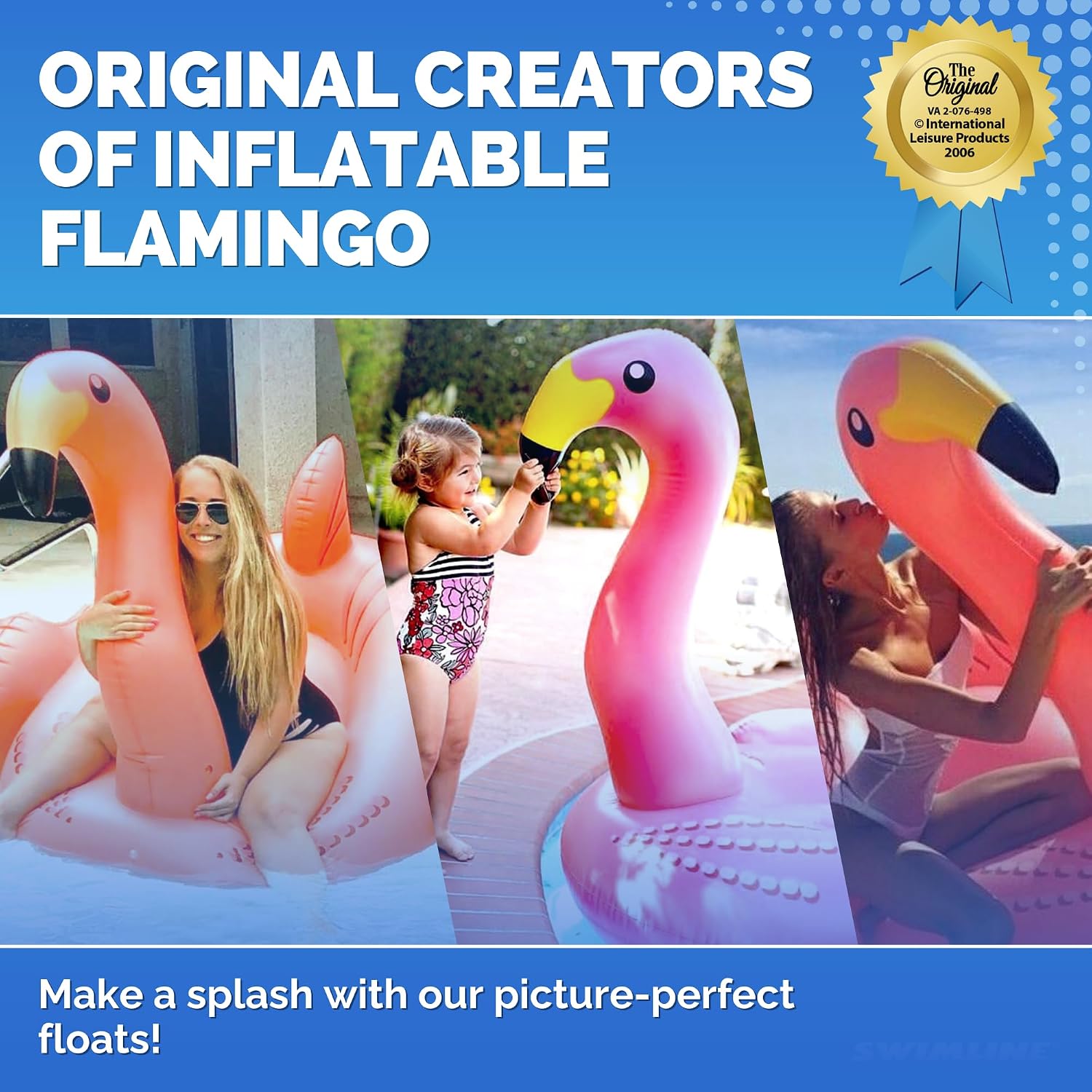 SWIMLINE Original Giant Inflatable Pool Float Floatie Ride-On