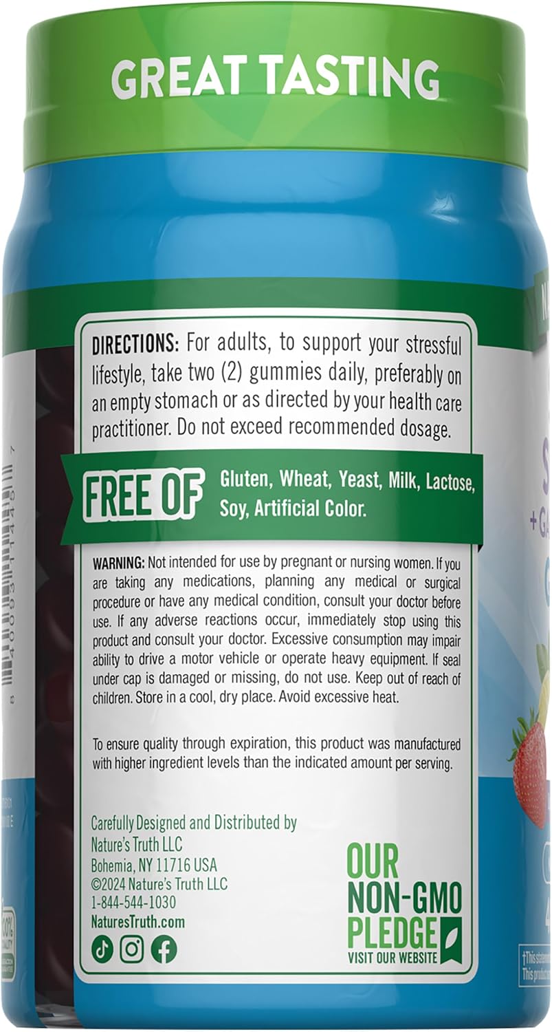 Nature's Truth Stress Relief Gummies for Adults