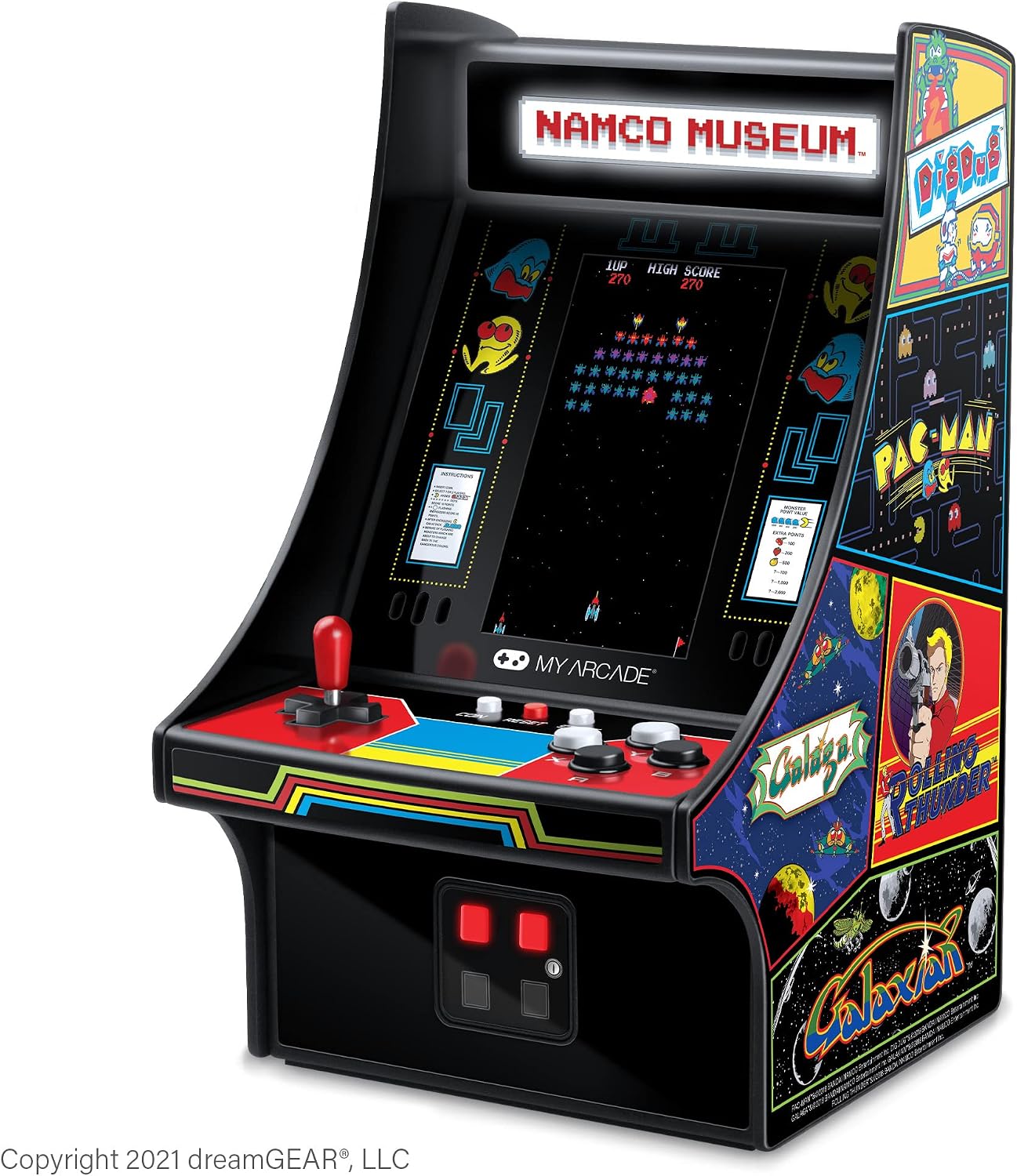 My Arcade Mini Player 10 Inch Arcade Machine Bandai Namco Museum