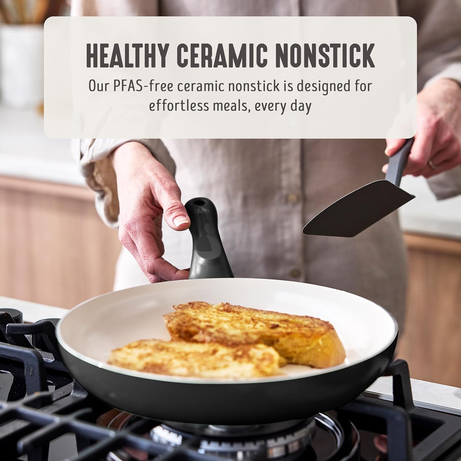GreenLife 2 Piece (7” & 10”) Ceramic Nonstick Frying Pan Set, Turquoise | PFAS-Free Nonstick Coating, Family Skillet Set, Egg Pan, Omelet Pan, Stay-Cool Handles, Dishwasher & Oven Safe up to 350F